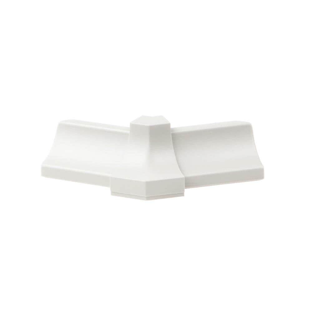 Schluter Systems E135/PHK1S/W Dilex-PHK 0.5-in W x 1-in L White PVC Outside corner Tile Edge Trim