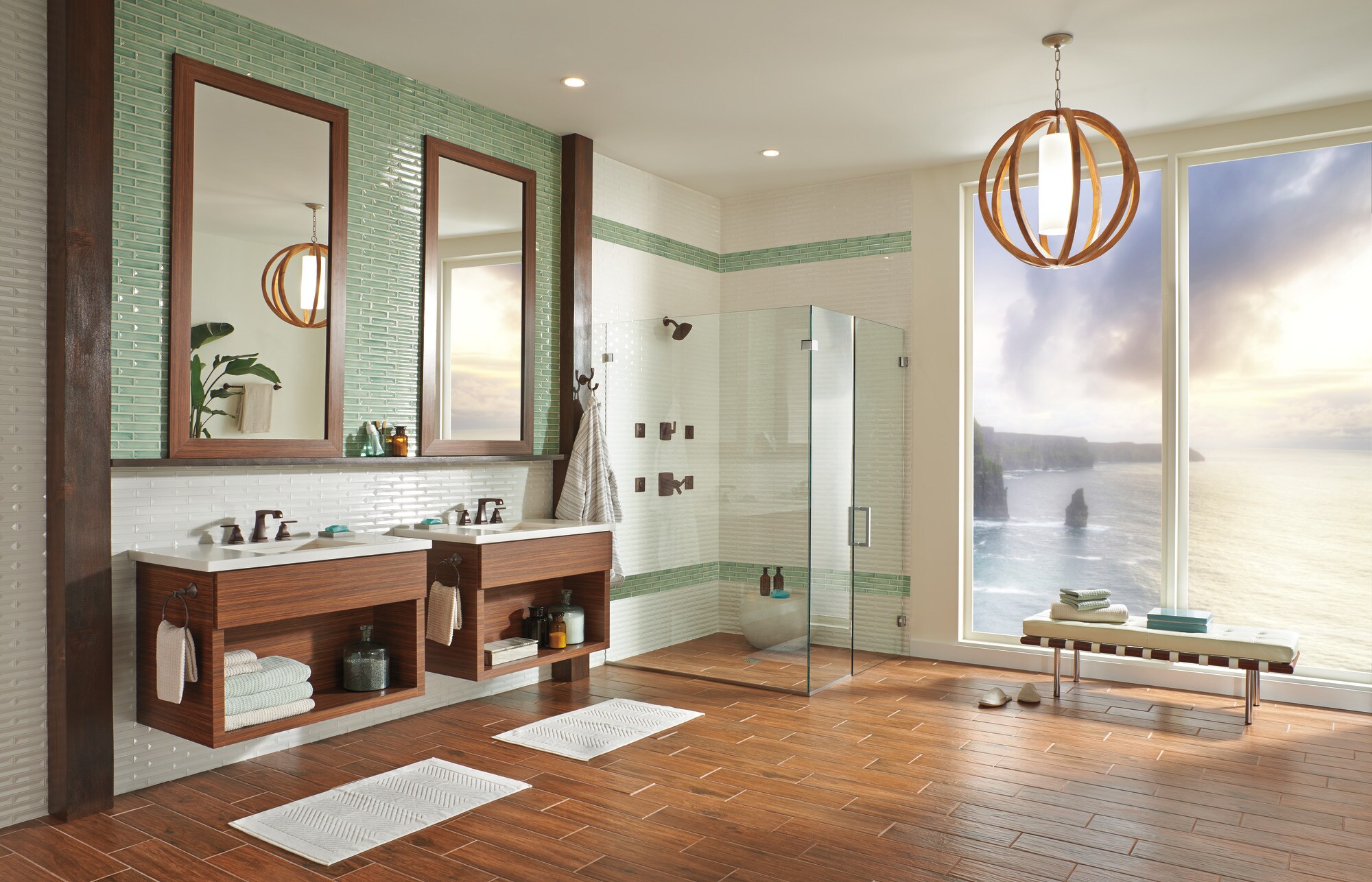 Delta T11864-RB Bath-Shower-Facc - View #4