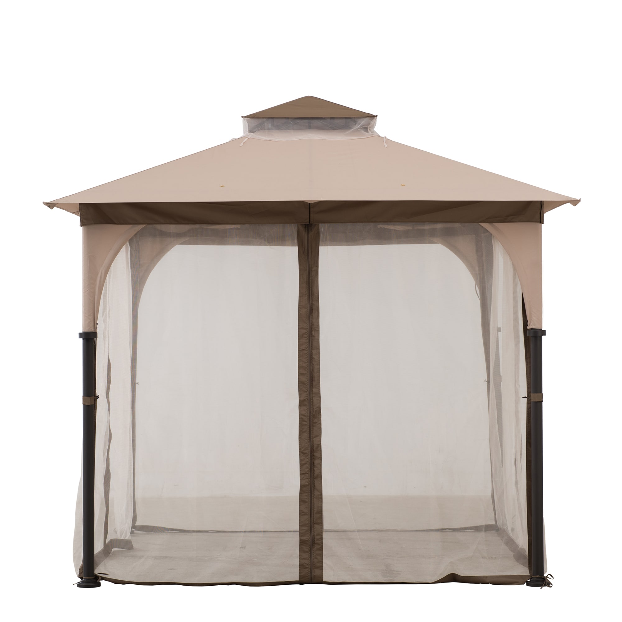 Sunjoy A111510900 96.06-Inches x 96.06-Inches Beige Gazebo replacement netting