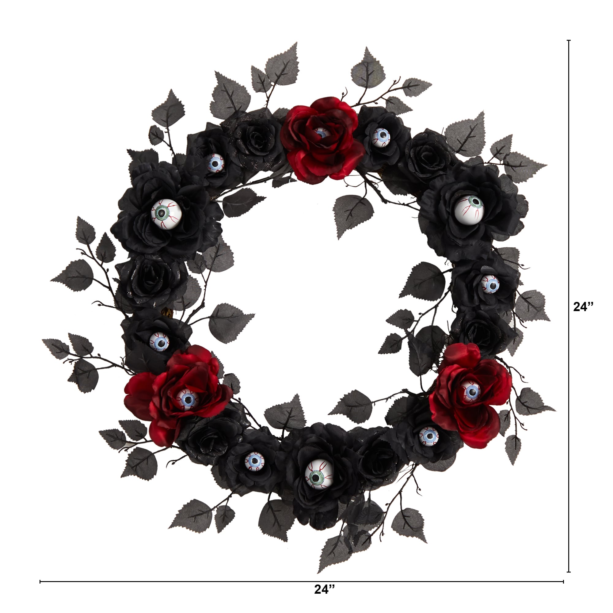 Nearly Natural W1198 Artificial-Halloween-Wreaths - View #3