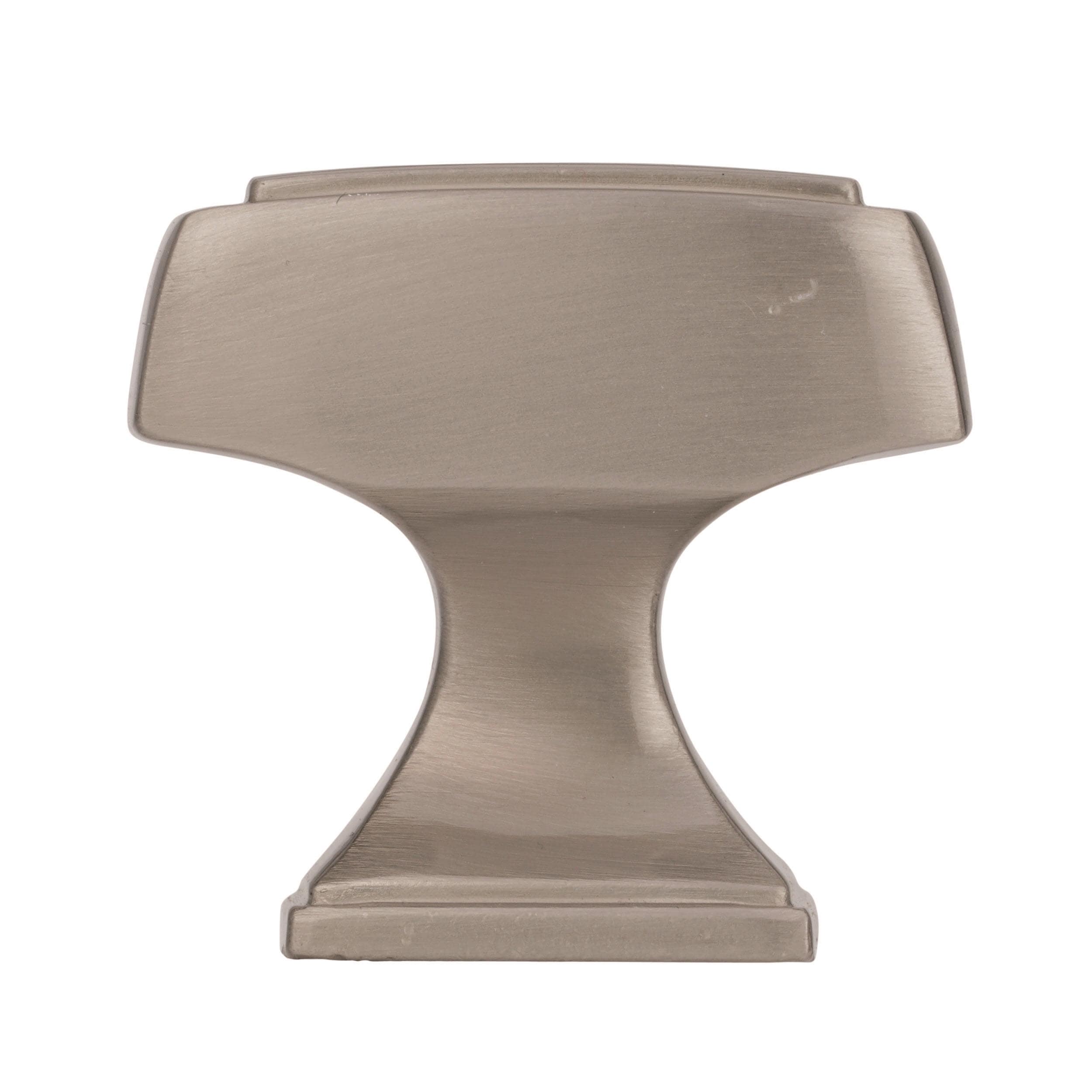 1-1/4 Inch Satin Nickel Rectangular T-Handle Knob