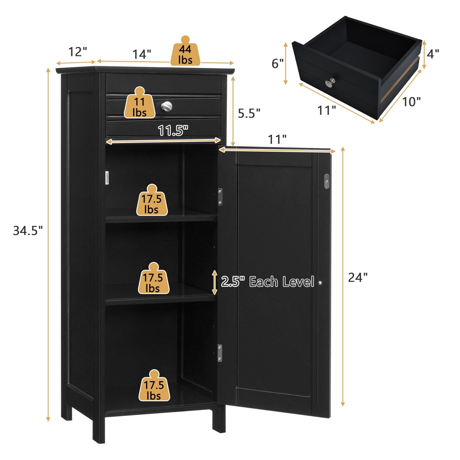 BABOOM BMMP-6372BK Linen-Cabinets - View #4