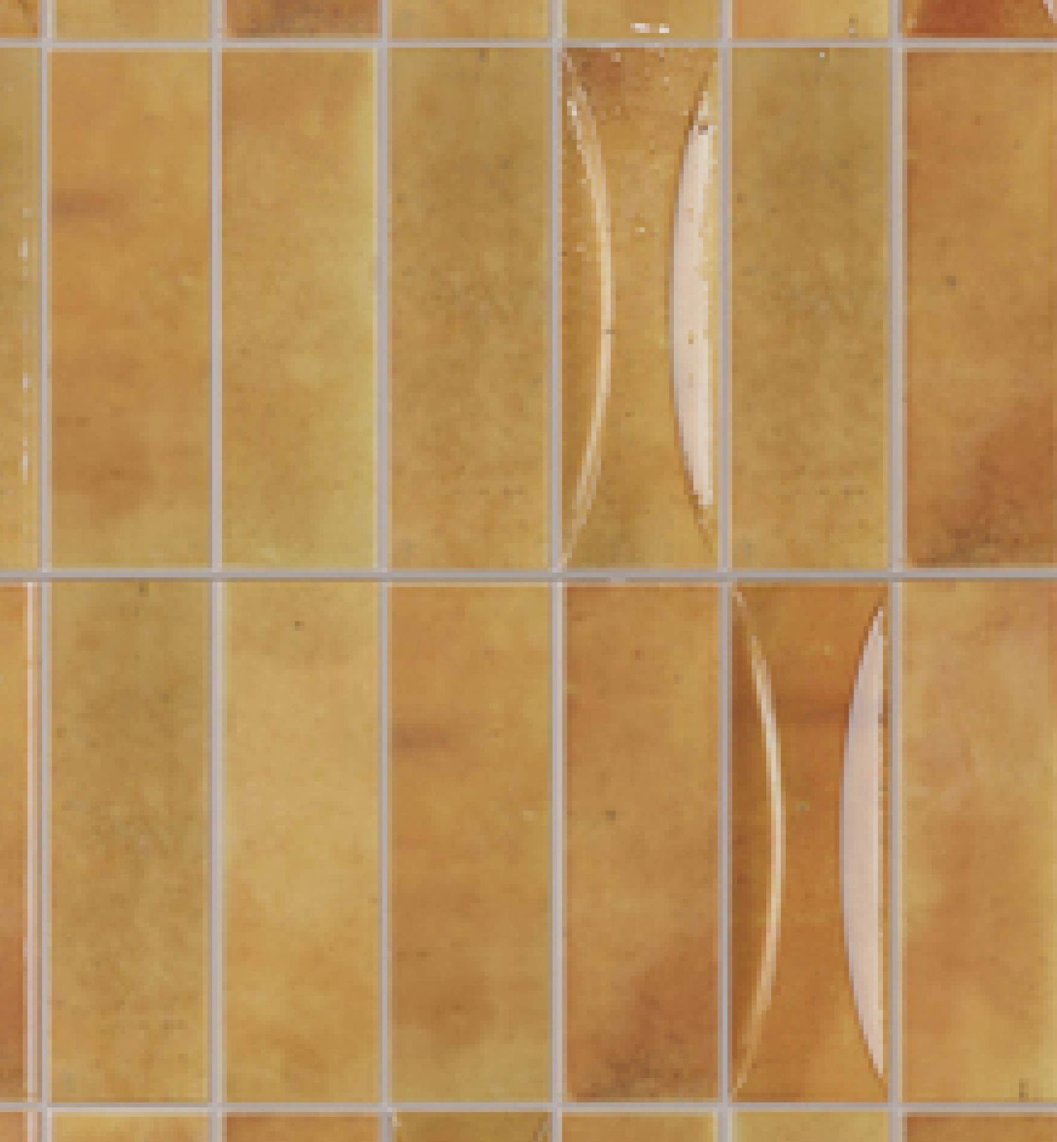 Honey Orange Glossy Ceramic Subway Wall and Floor Tile