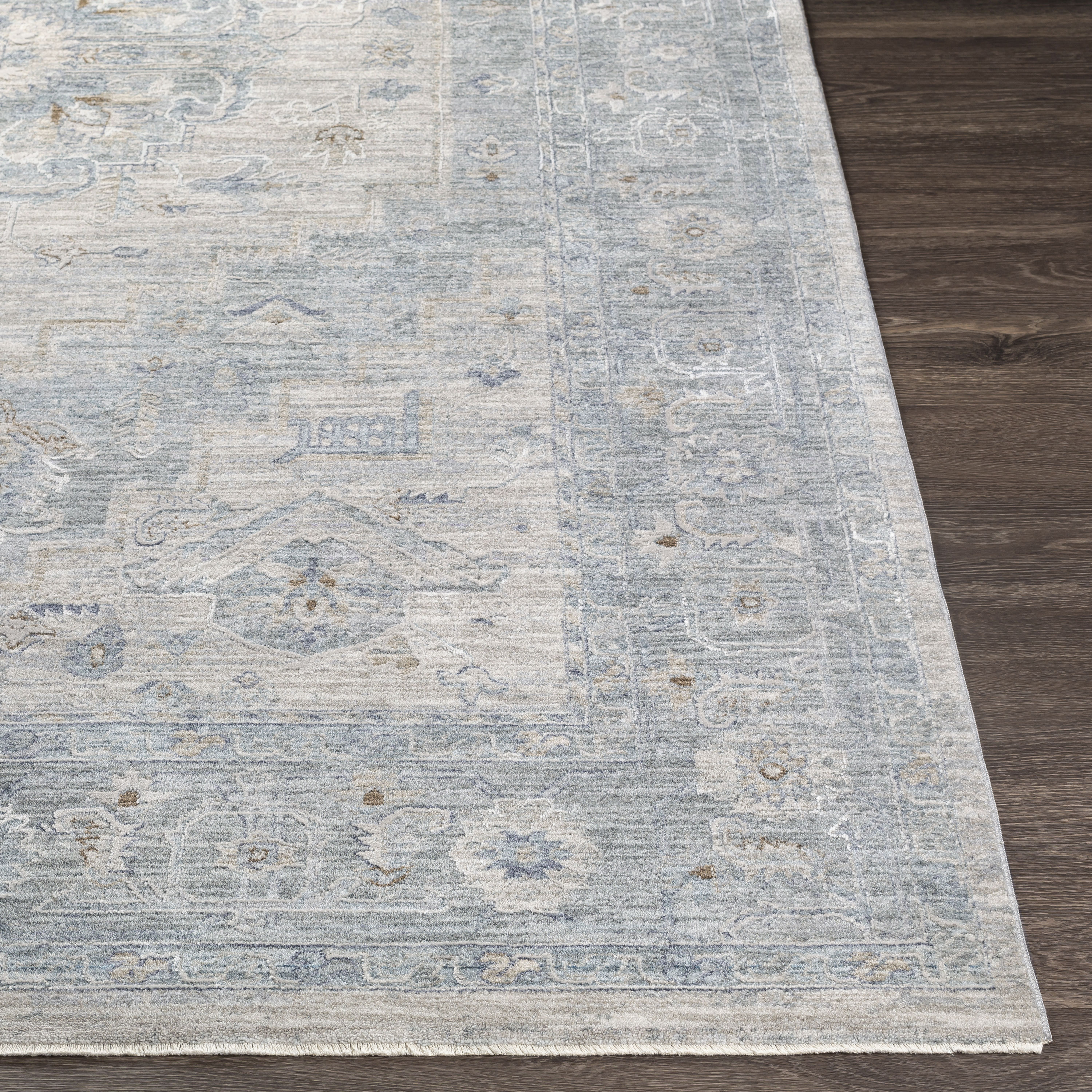 Surya Avant Garde 2 X 3 (ft) Beige Indoor Medallion Oriental Area Rug ...