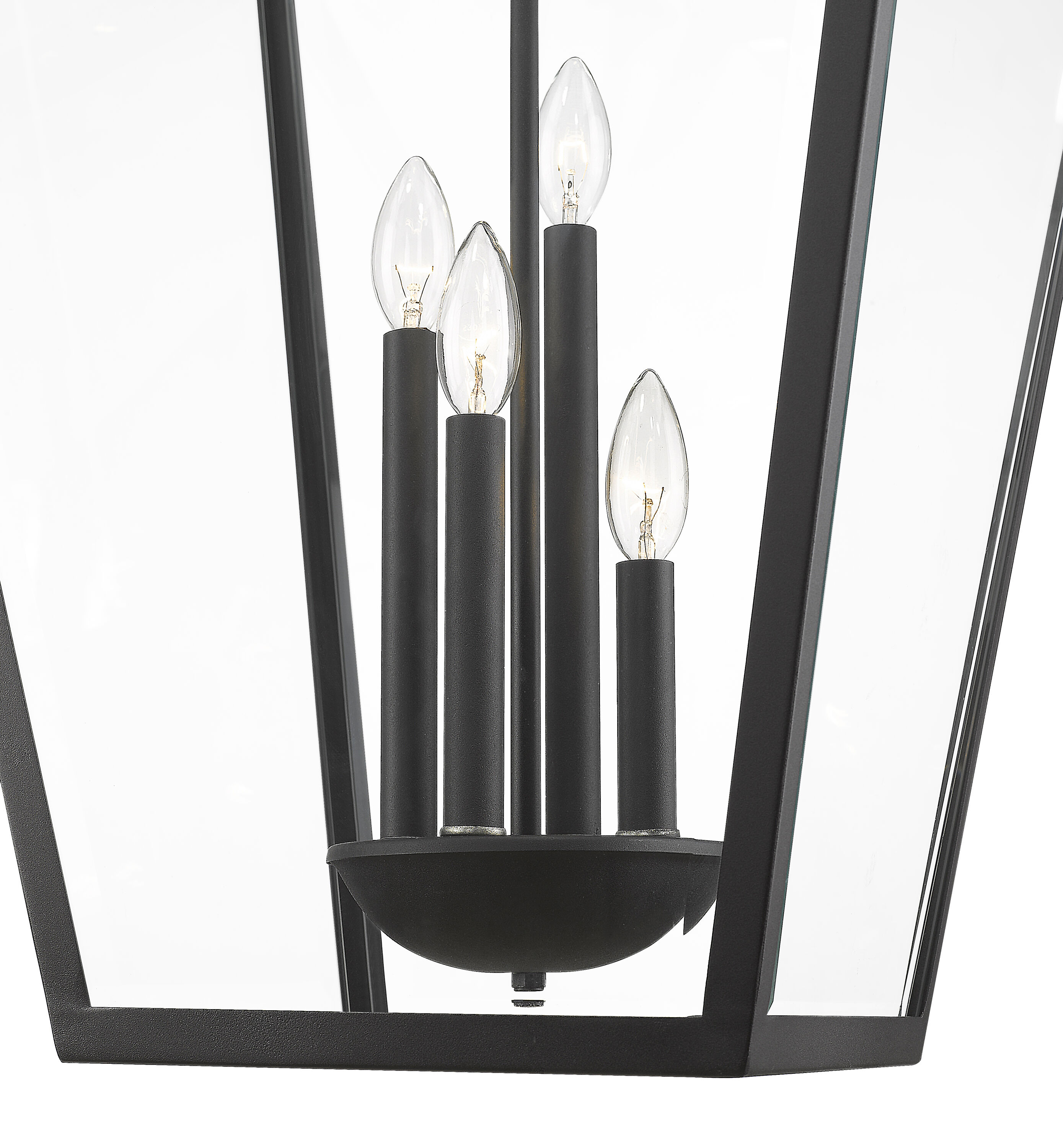 Z-Lite Talbot 4-Light Black Modern/Contemporary Beveled