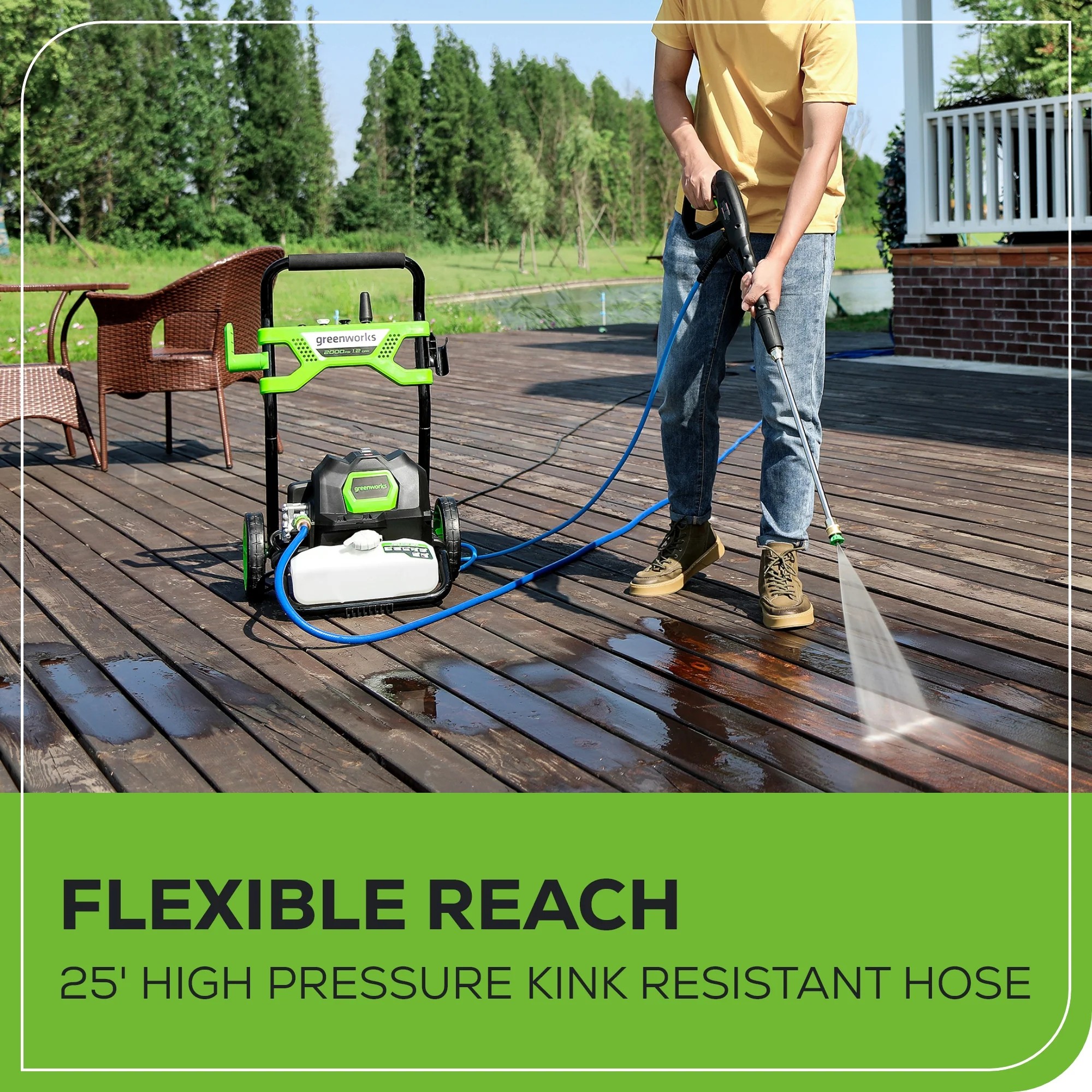 Greenworks PW205A Gas-Pressurewashers - View #8