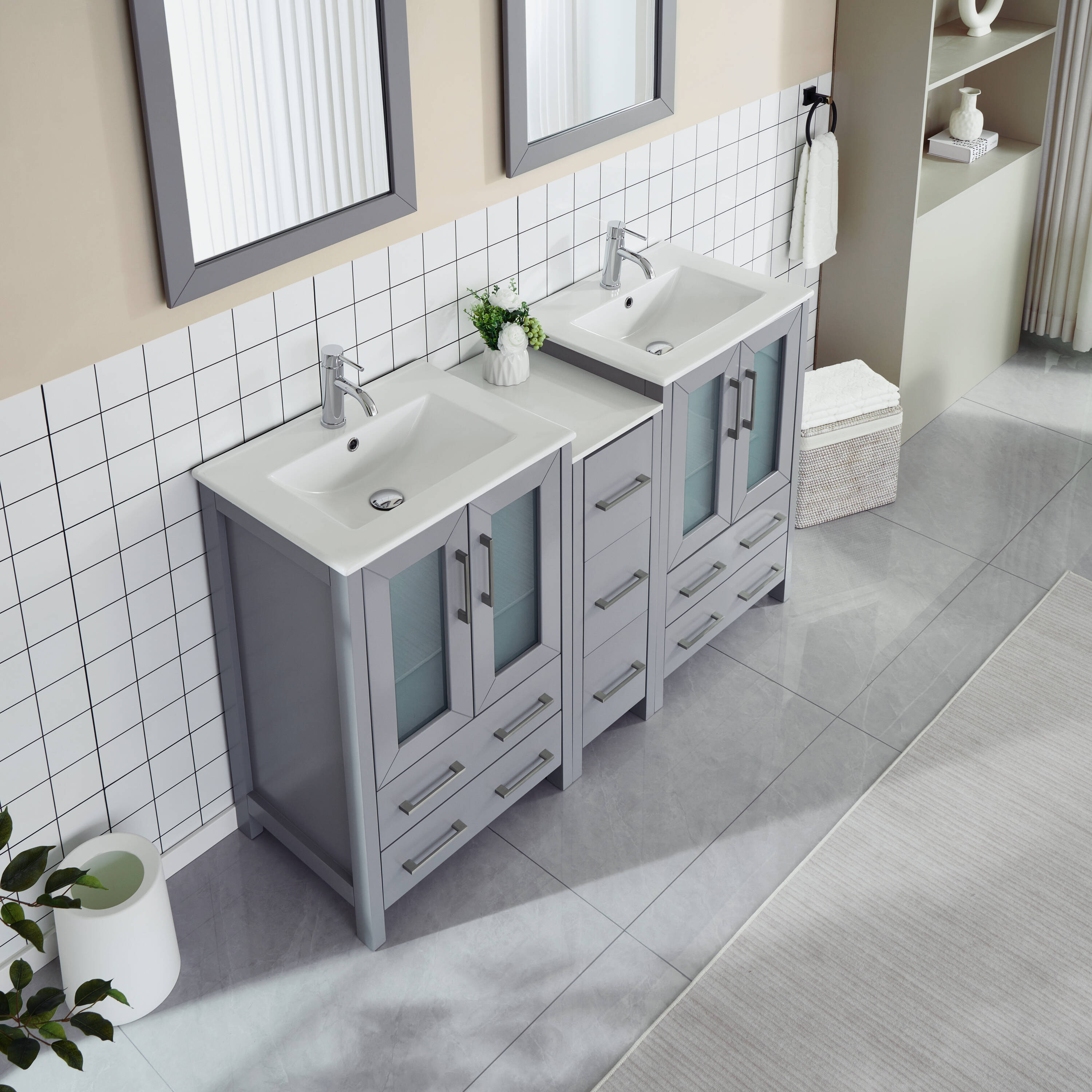 Vanity Art VA3024-60G Bath-Vanity-Combo - View #3