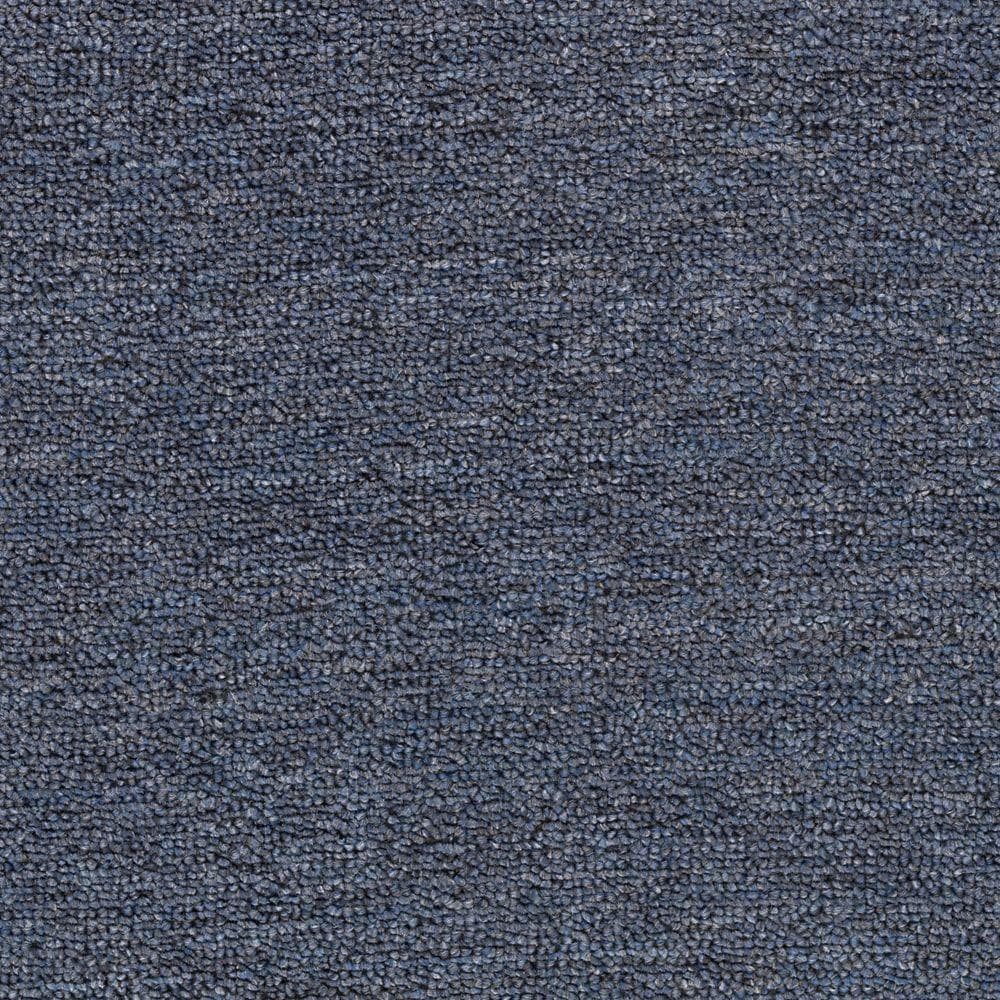  LC51-12-L003 Home and Office Industrial Loop Base Indigo Blue 12-oz sq yard Polyester Berber/Loop Indoor Carpet