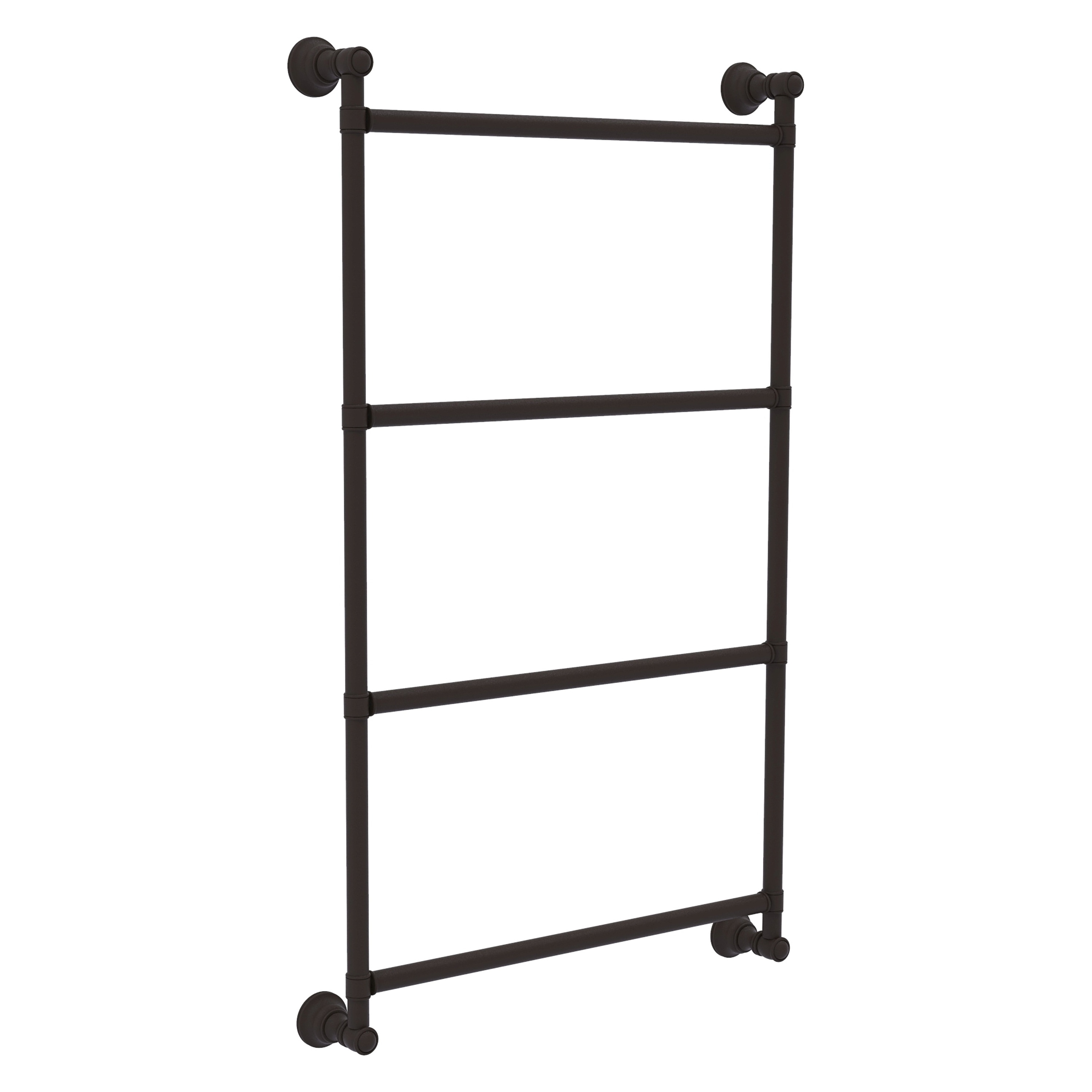 Allied Brass CL-28-24-ORB Carolina 24-in double Oil Rubbed Bronze Wall mount Double Towel Bar