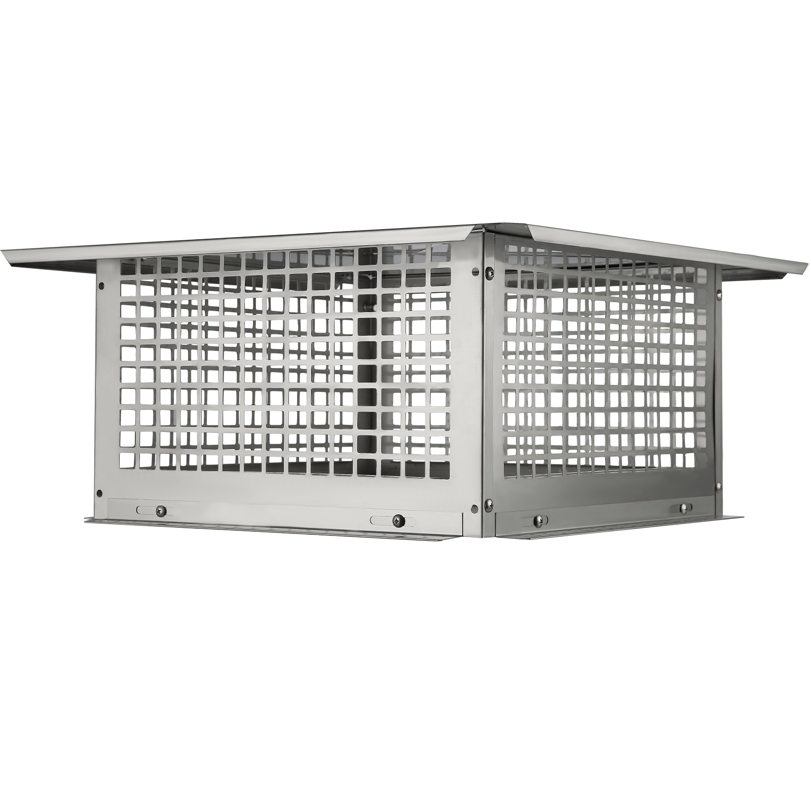 VEVOR BXGFXPDYDGYSTSRS6V0 Chimney Cap 14.56-in W x 14.56-in L Silver Stainless steel Square Chimney Cap