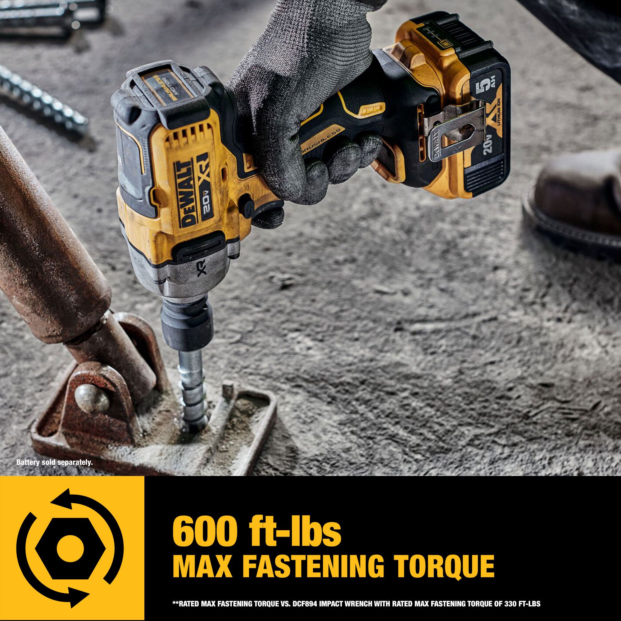 DEWALT XR 20-volt Max Variable Speed Brushless Drive Cordless Impact Wrench (Tool Only) in the Impact Wrenches department at Lowes.com