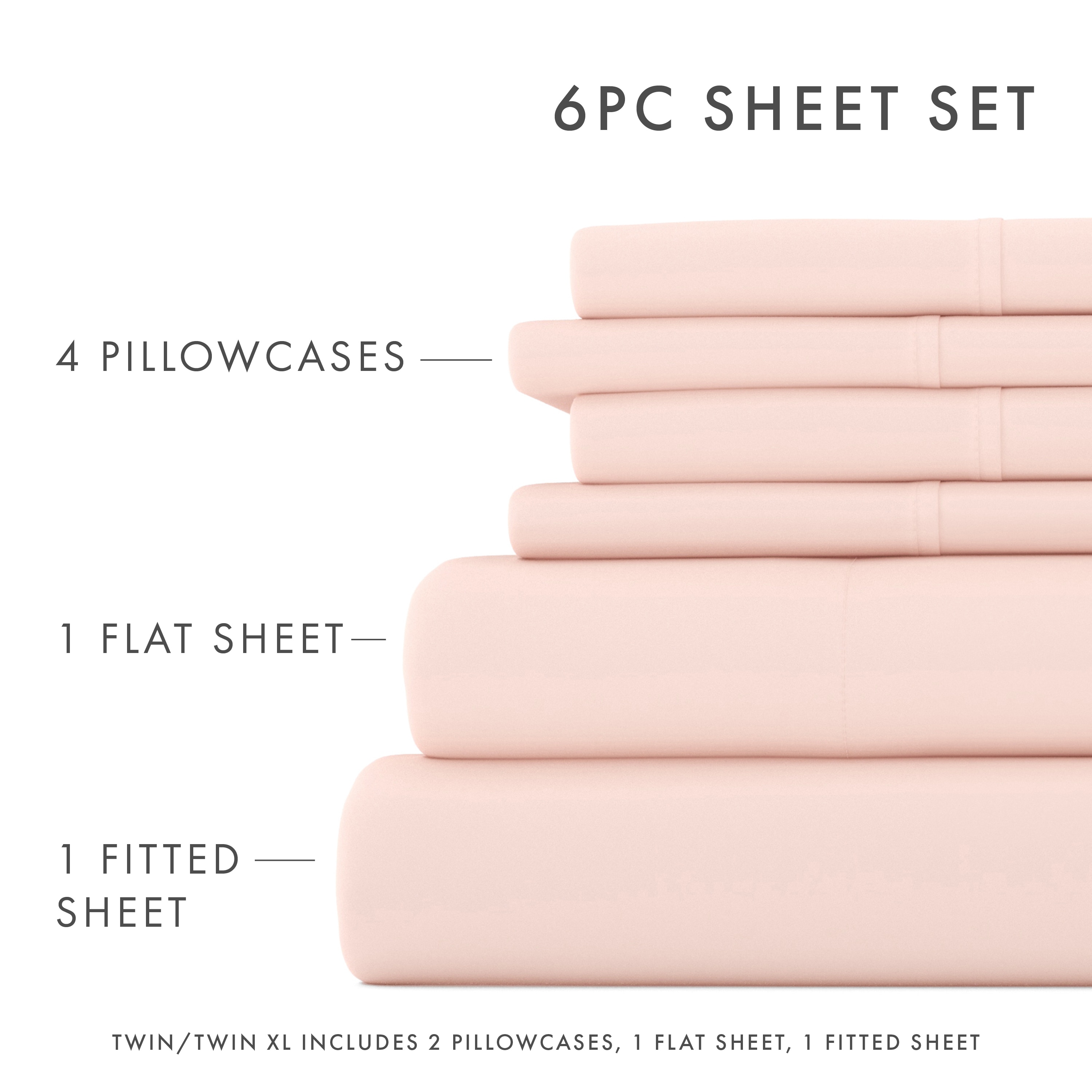 Ienjoy Home IH-6PC-CK-BLH Sheet-Sets - View #6