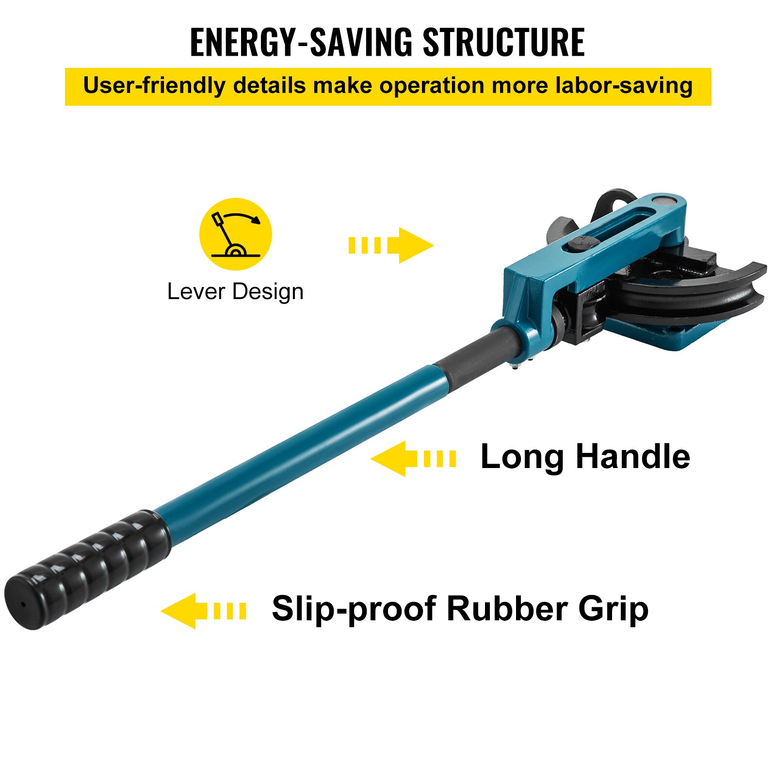 VEVOR Pipe Bender Manual Bench Bending Machine 3/8-IN-1-IN Tube