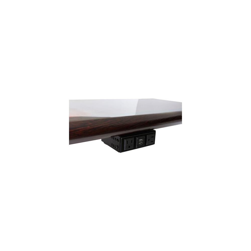 FSR TCNCD347580   -TMUT1AC2CHBK Under Table Mount for T6-LB-AC2CH Mount Pre-Wired, Black