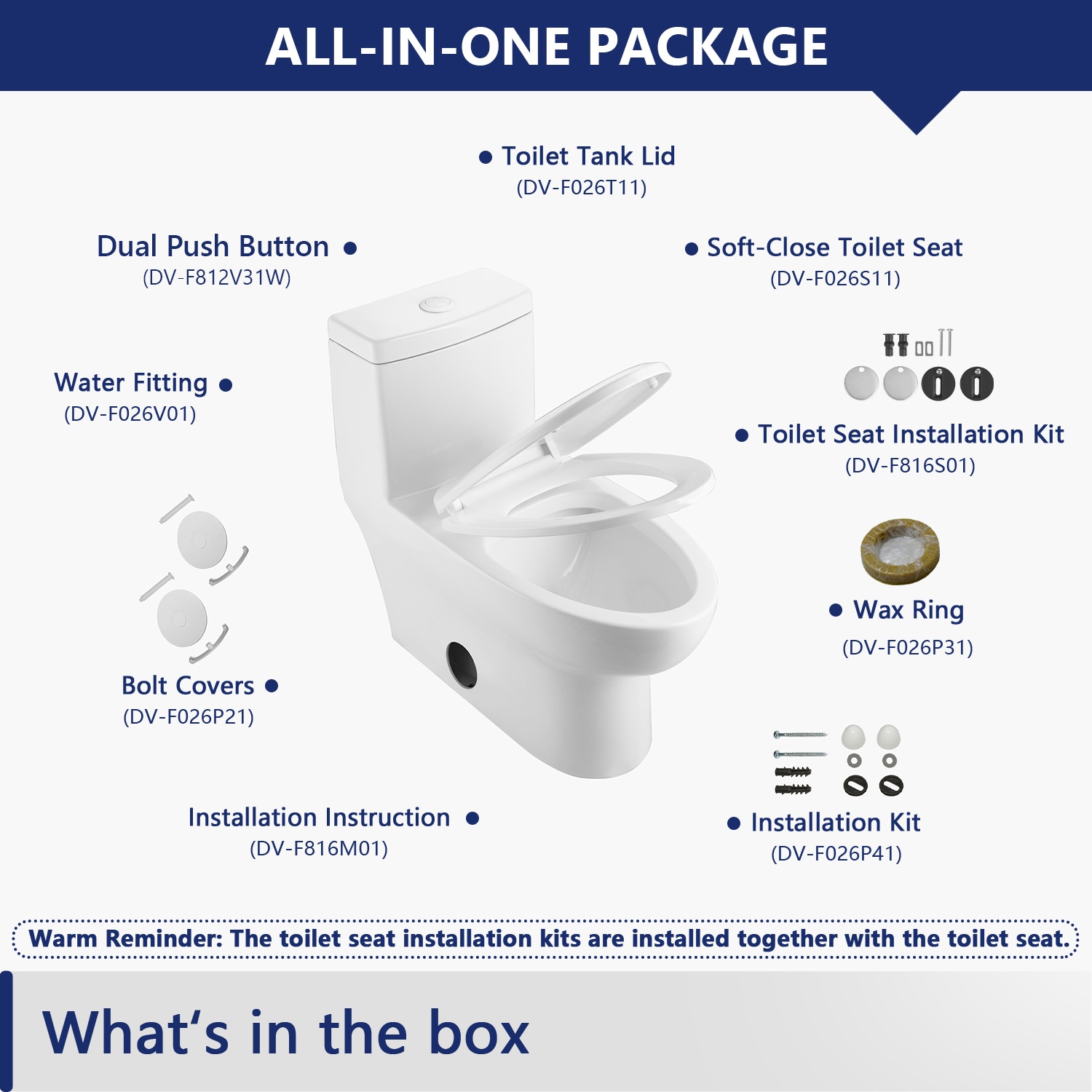 White Ceramic Elongated Dual Flush High Efficiency Toilet