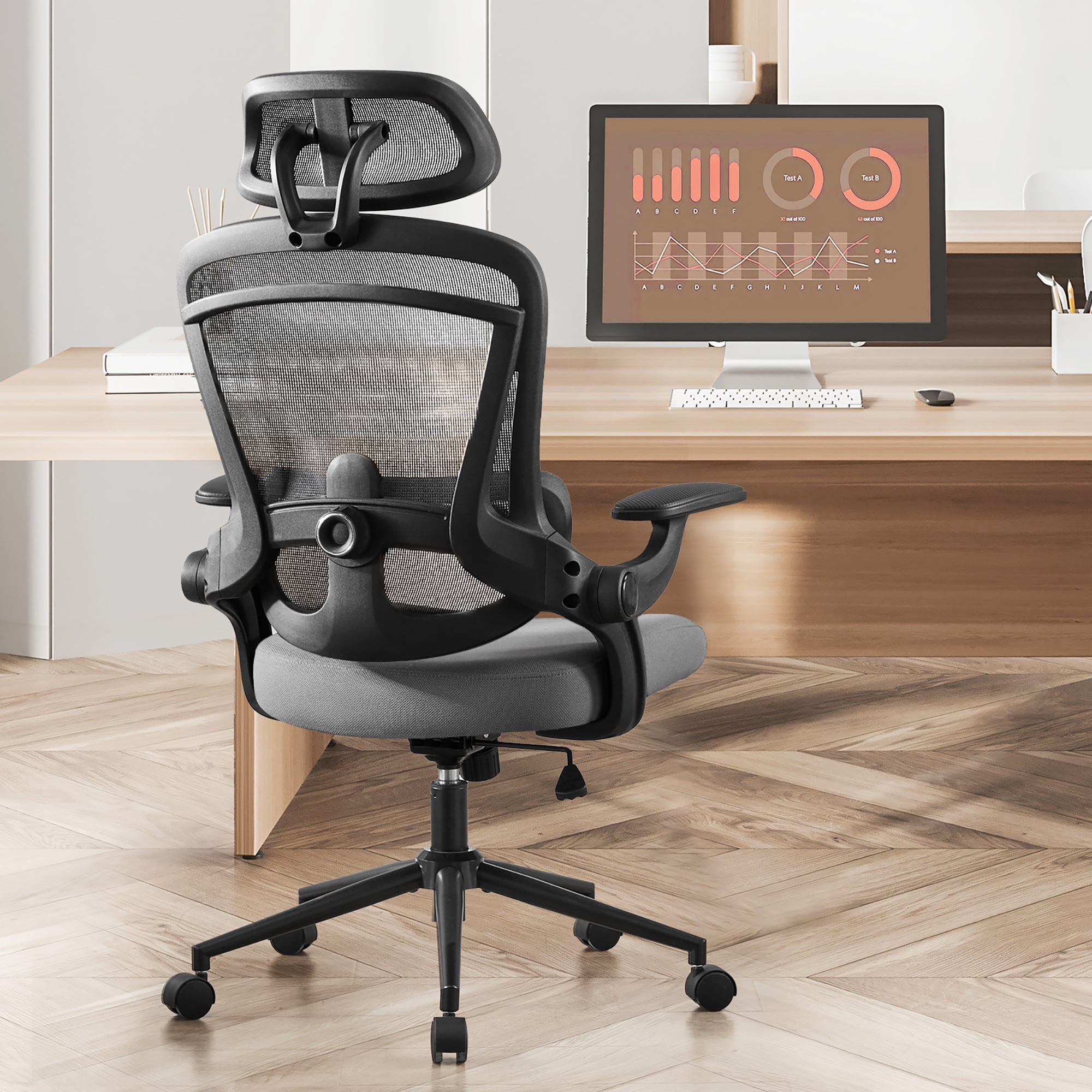 GZMR WF01-GC-V7-BKBL Office-Chairs - View #2