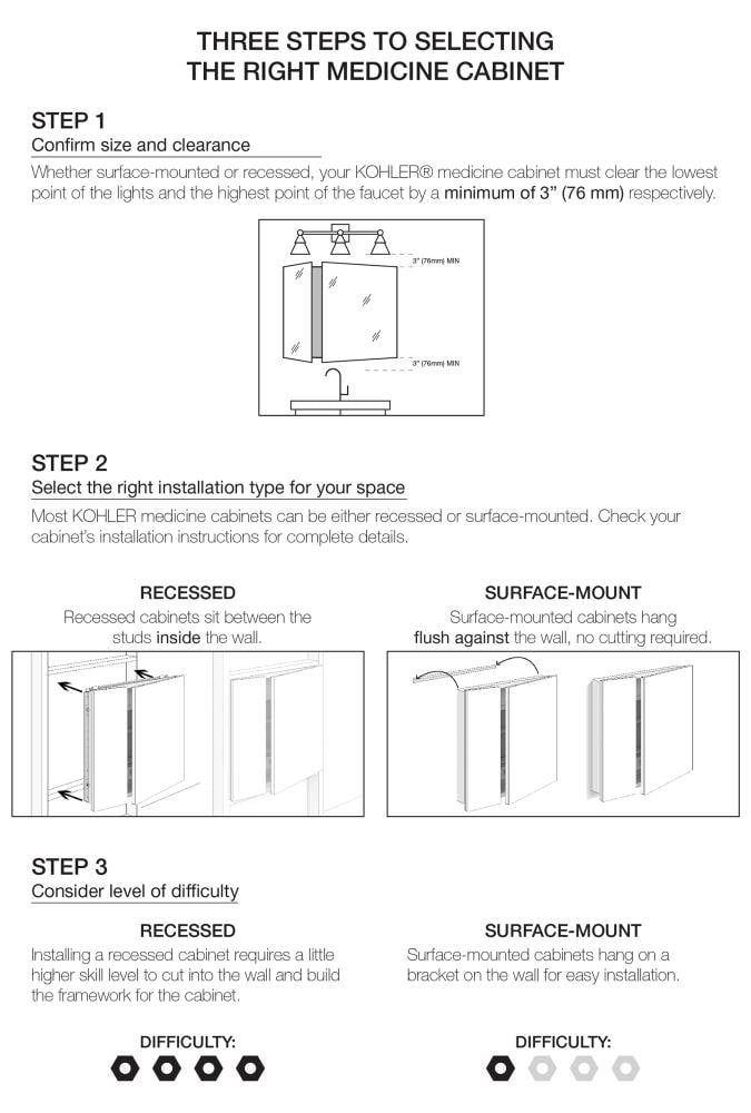 KOHLER CB-CLW2026SS Bathroom-Medicine-Cabinets - View #8