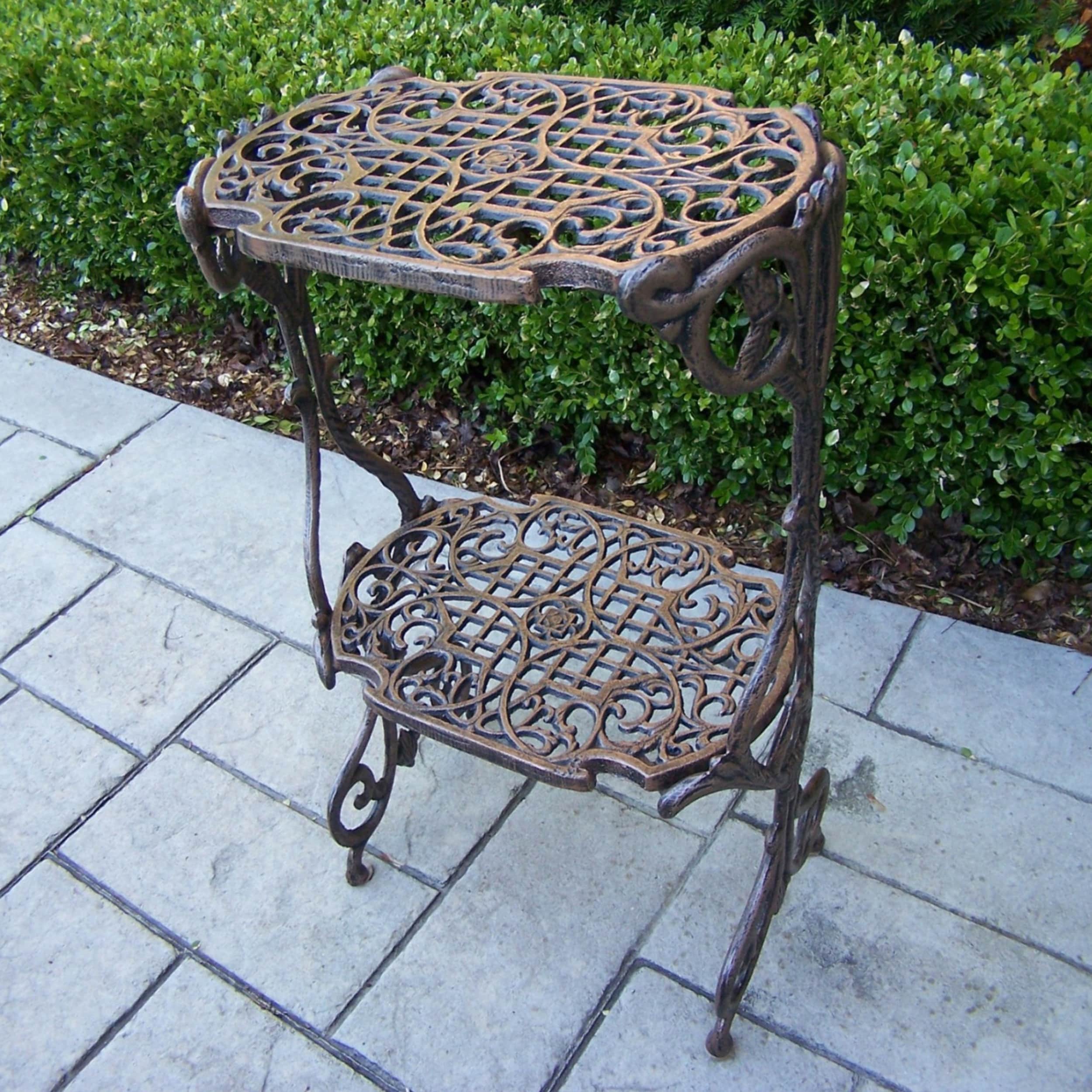 Vintage Cast Iron Plant Stand Furniture