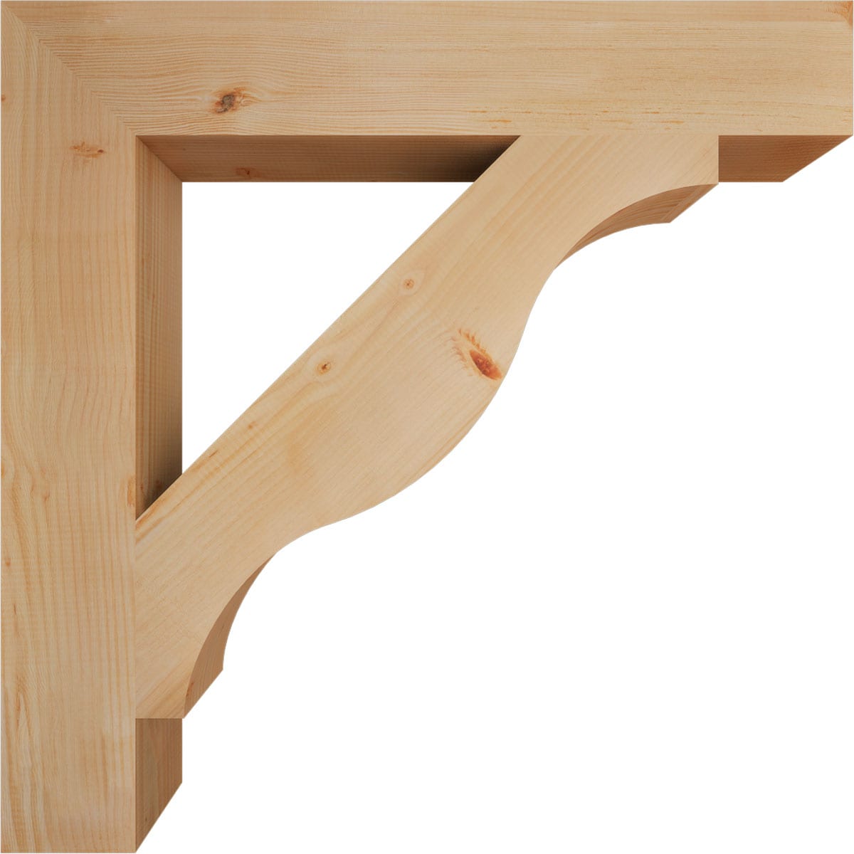 Ekena Millwork BKT06X38X38FST05SDF Exterior-Brackets-Braces - View #3
