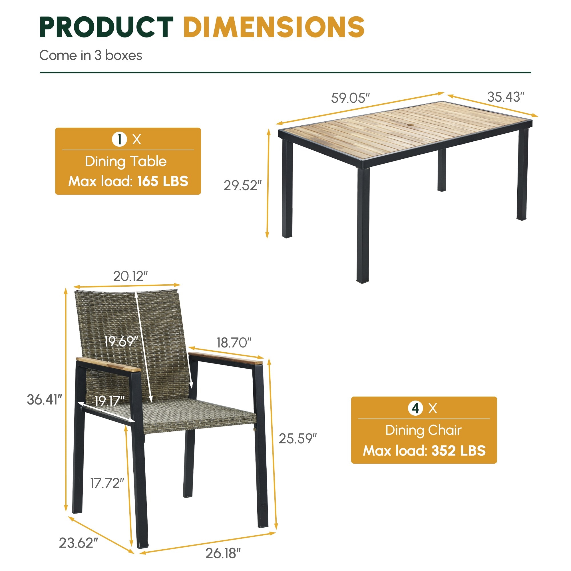 HyperDrop Cart W-W2391S00002 Patio-Dining-Sets - View #2