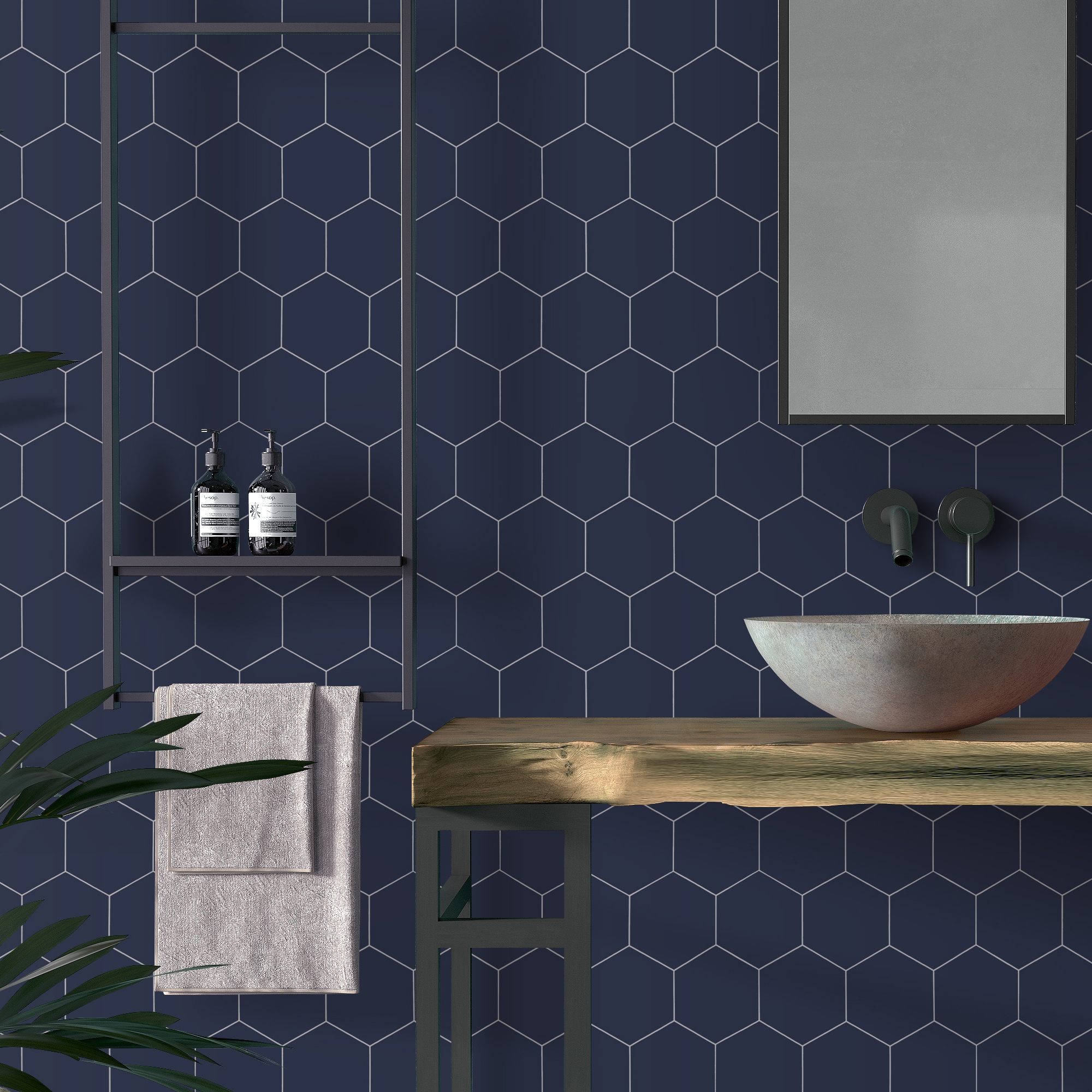 SUNWINGS HEX99-BLU-10 Ceramic-Tile - View #12