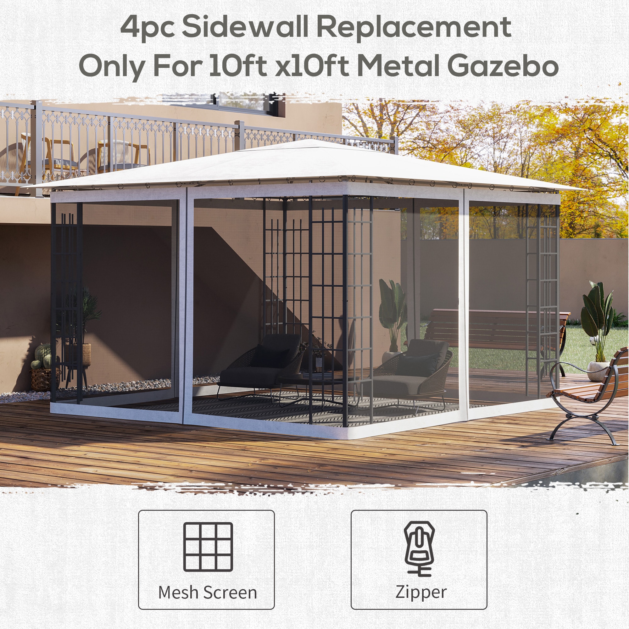 Maocao Hoom MZH68236 Gazebo-Parts-Accessories - View #4