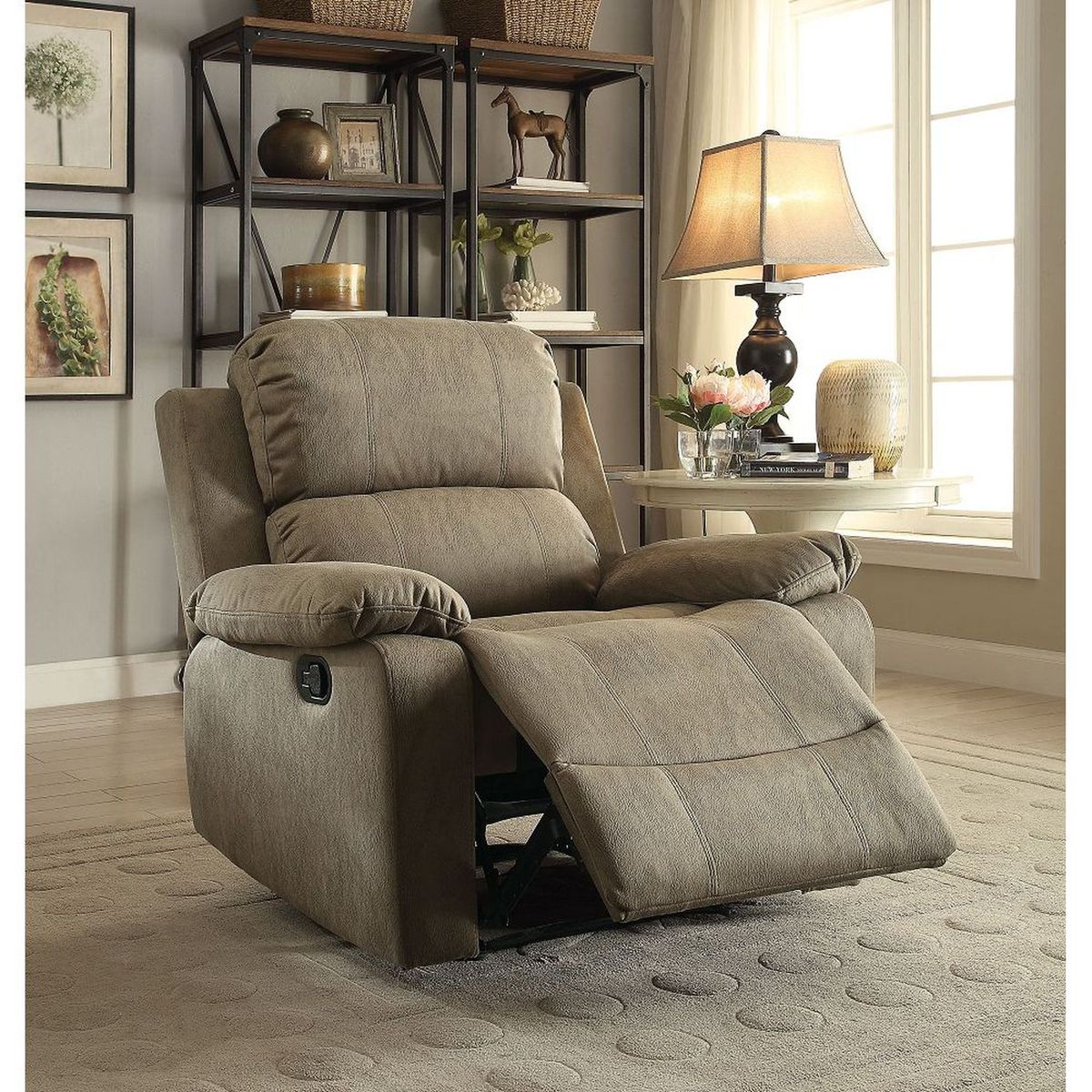 JASMODER 59527 38.00-Inches Modern taupe Sofa