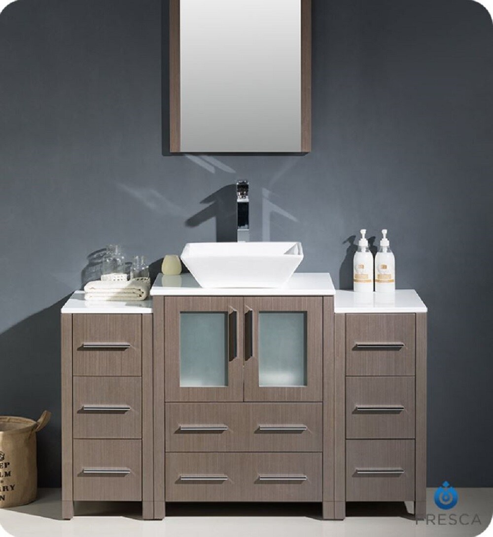 Fresca FVN62-122412GO-VSL Bath-Vanity-Combo - View #9