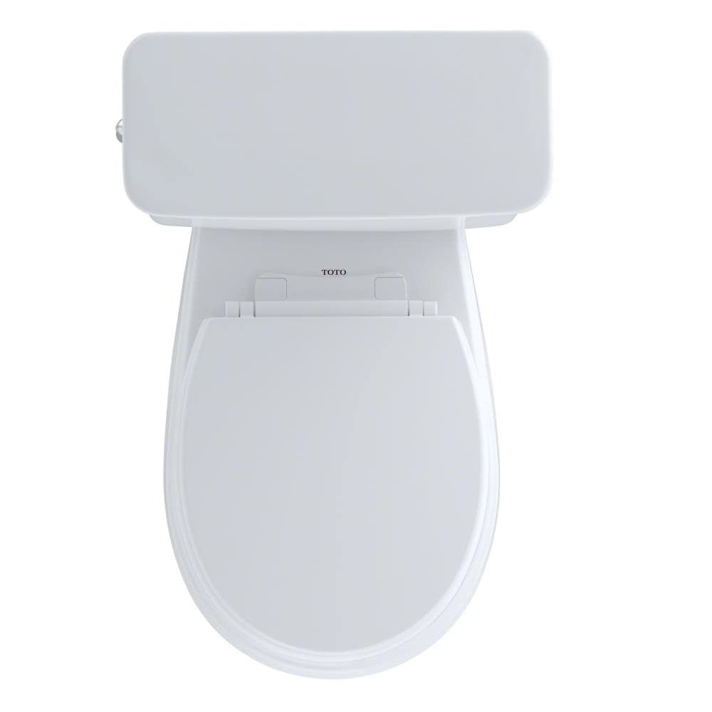 TOTO Promenade Cotton White Round Chair Height 2-piece Toilet 12-in ...