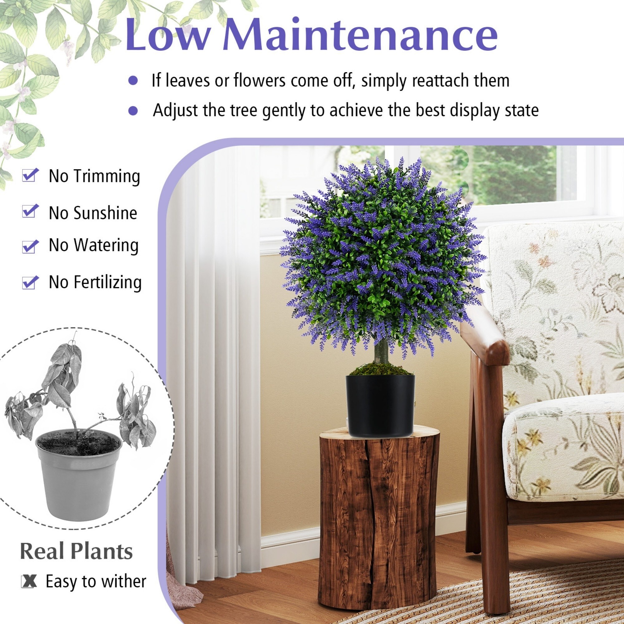 Poinic CWZH10326PU-2 Artificial-Plants-Trees - View #6