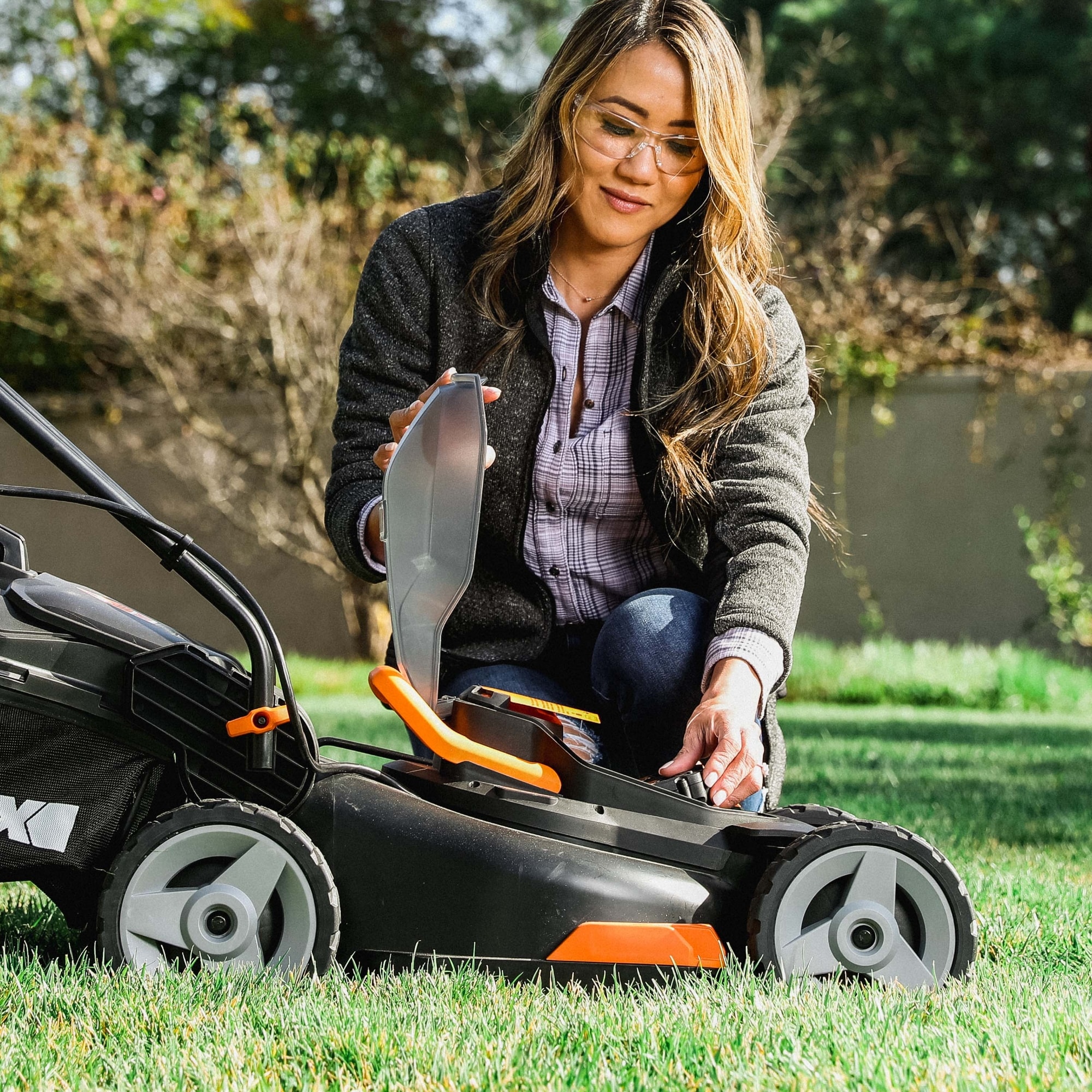 WORX WG743 Cordless-Elec-Push-Mowers - View #13