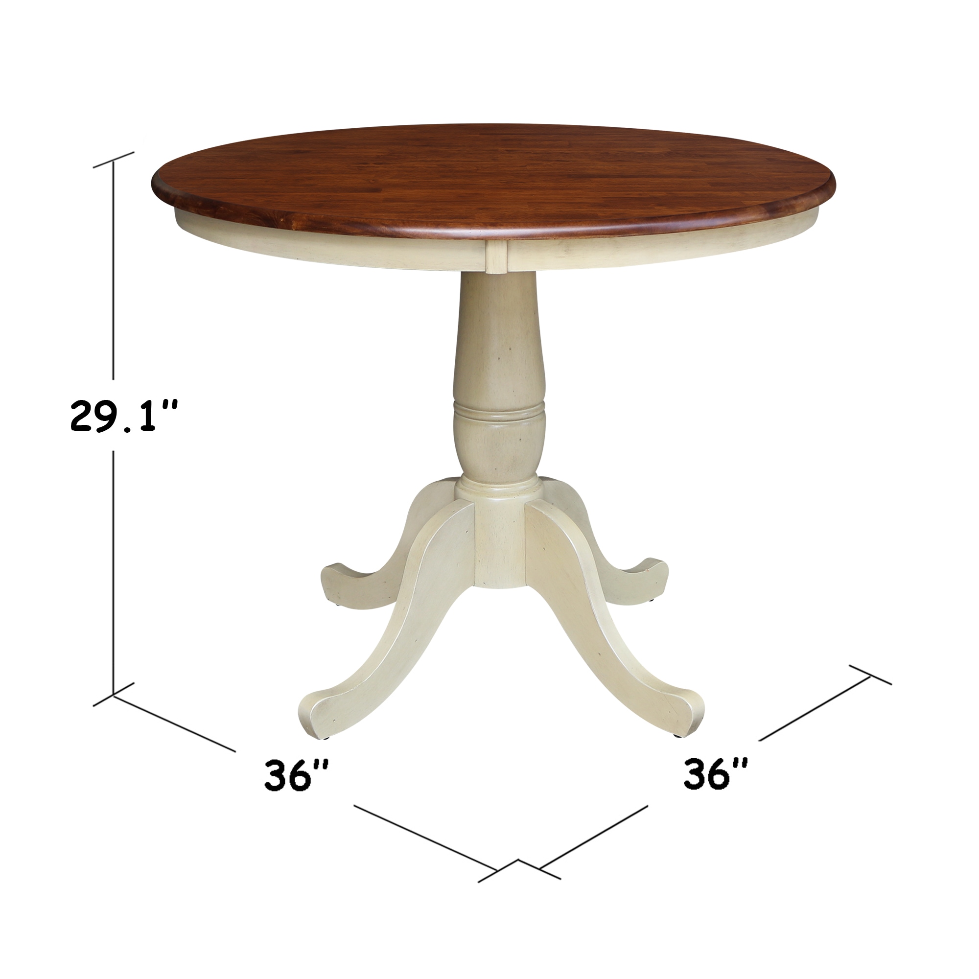 International Concepts K12-36RT Dining-Tables - View #4