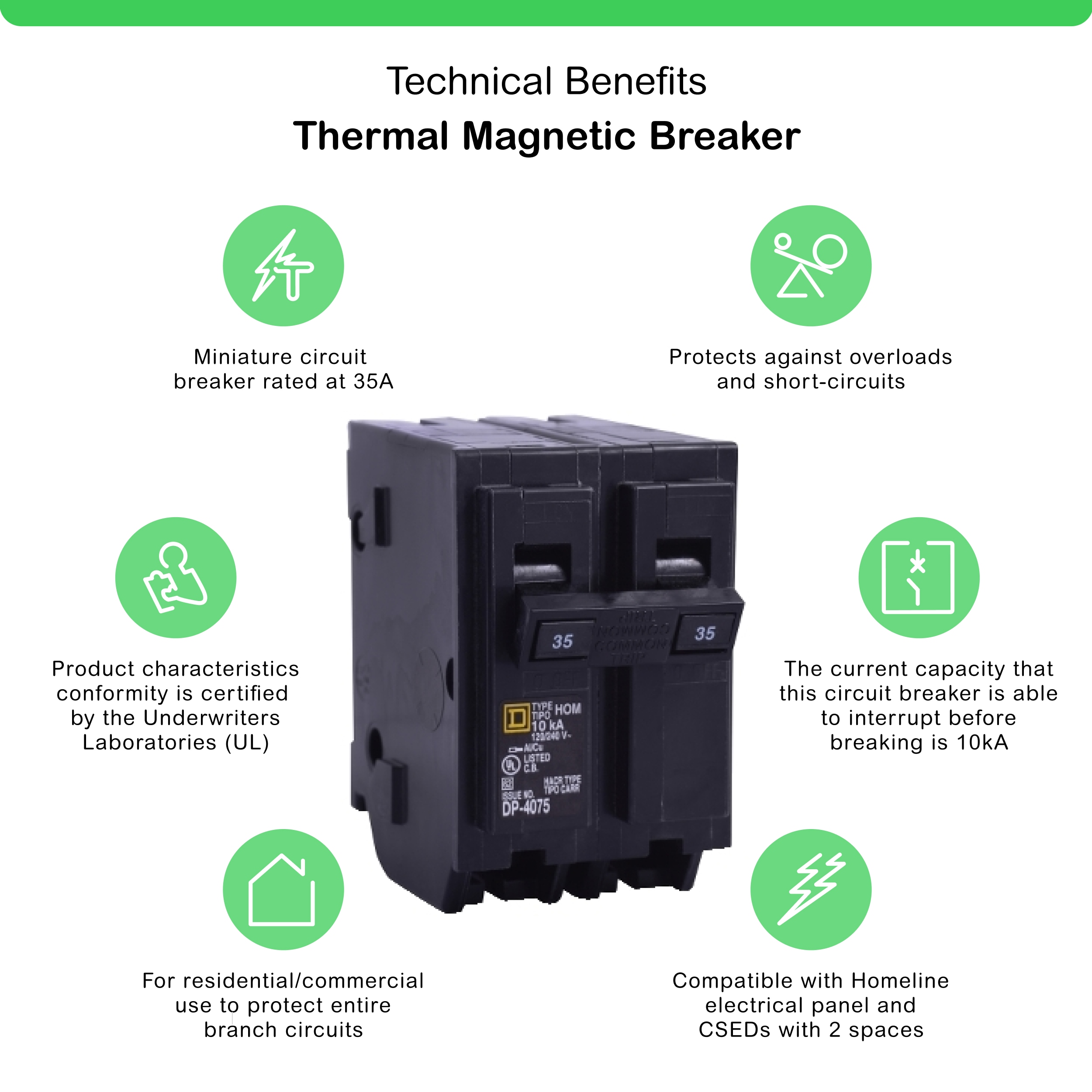 Square D HOM235CP Circuit-Breakers - View #3