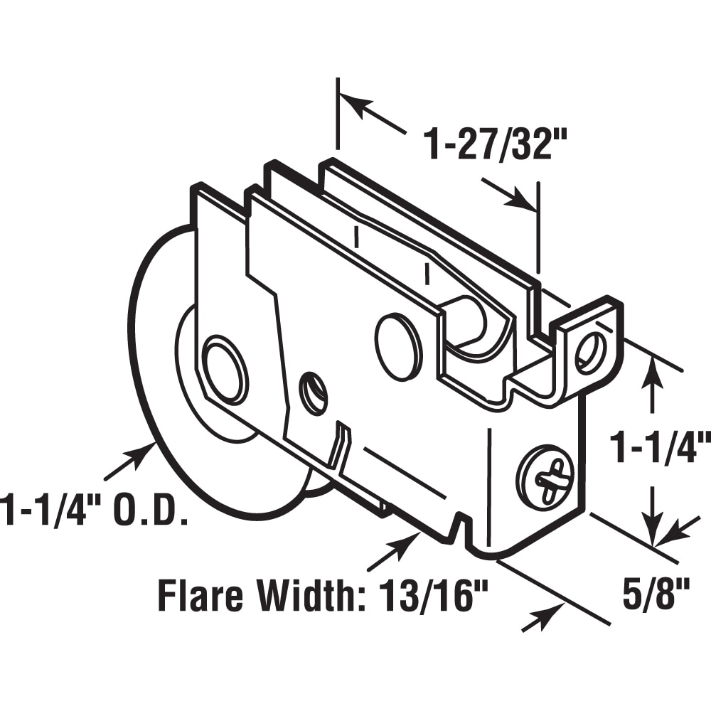Prime-Line D 1519 Sliding-Patio-Door-Roller-Assemblies - View #2