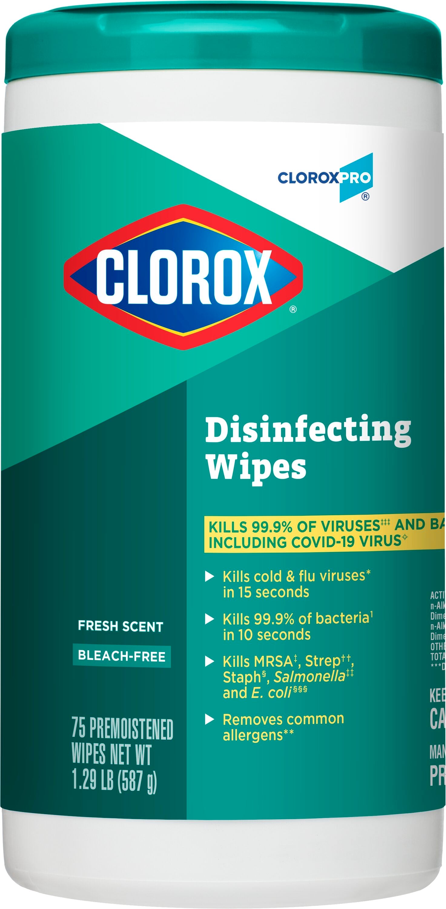 Clorox 75-Count Free & Clear Compostable All-Purpose Cleaning