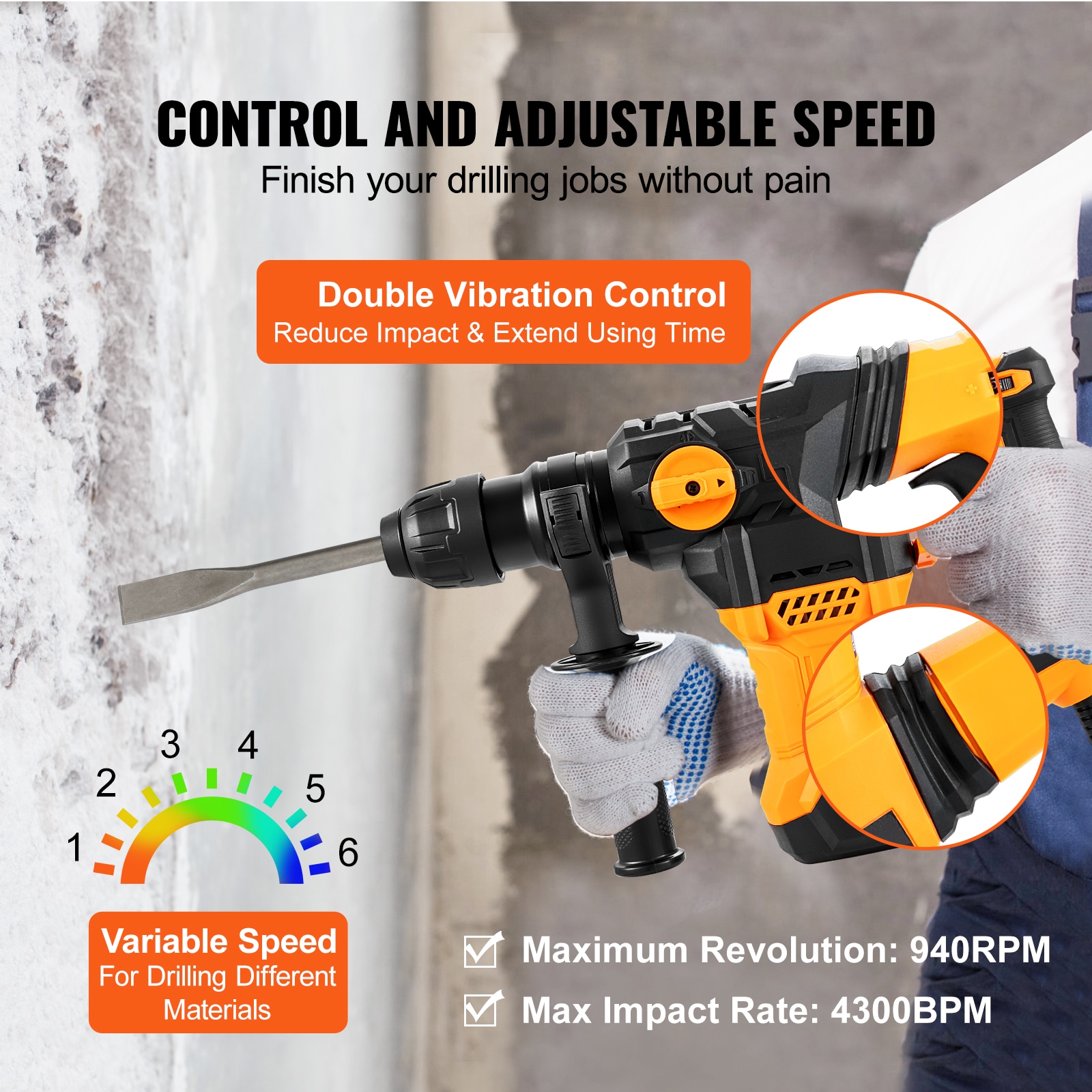 SVOPES SVOPESYSDCZXM06191V1 Cordless-Rotary-Hammers - View #6