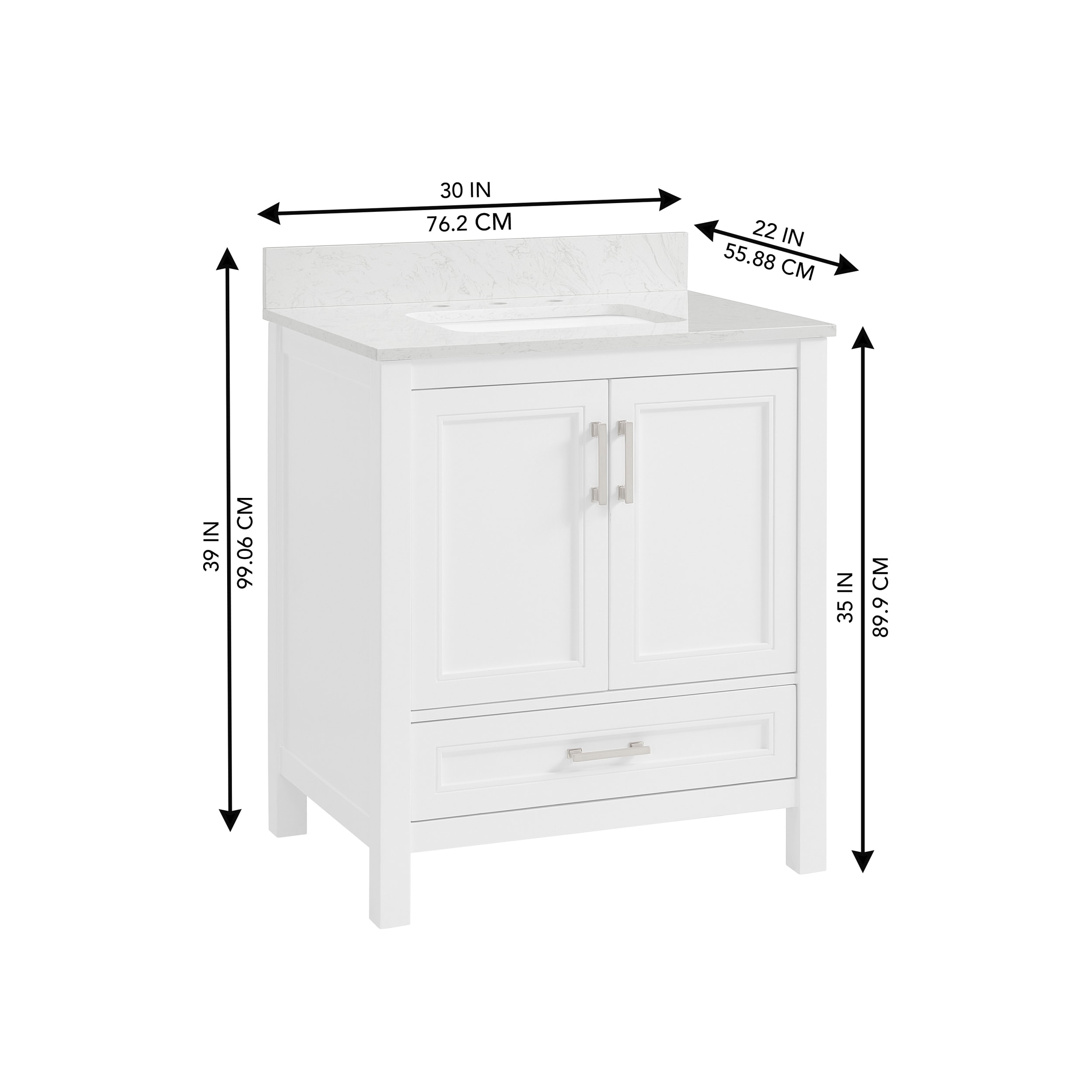 allen + roth 1541VA-30-201-925 Bath-Vanity-Combo - View #13