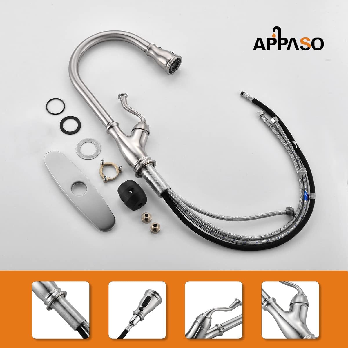 APPASO APS225BN Kitchen-Faucets - View #3