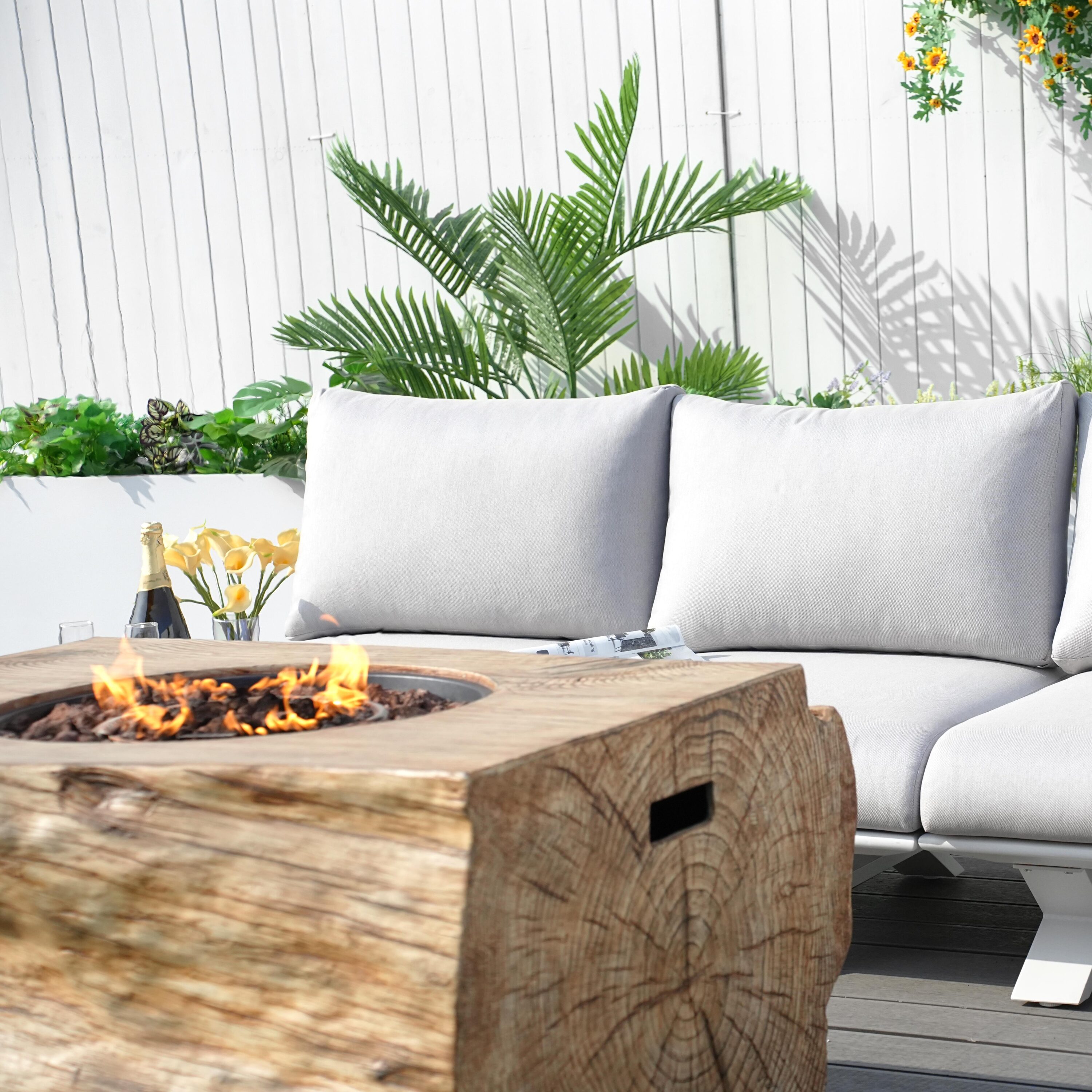Direct Wicker DWG-2323WH2170 Patio-Conversation-Sets - View #9