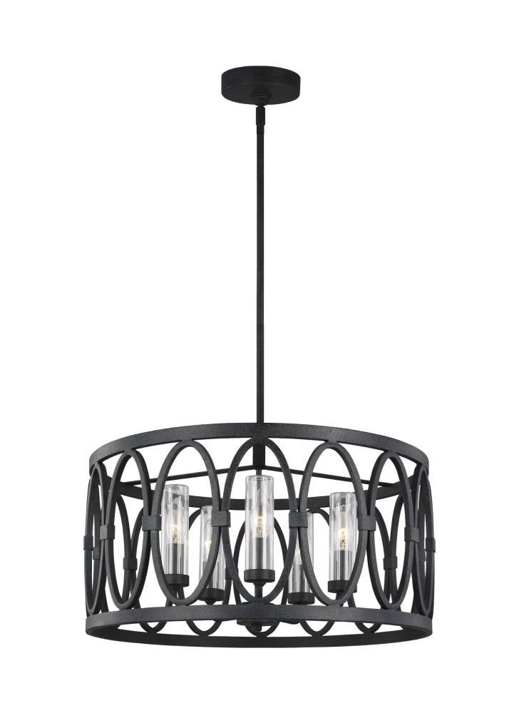 Generation Lighting OLF3222/5DWZ Patrice 5 -Light Black Transitional For Use in Chandelier