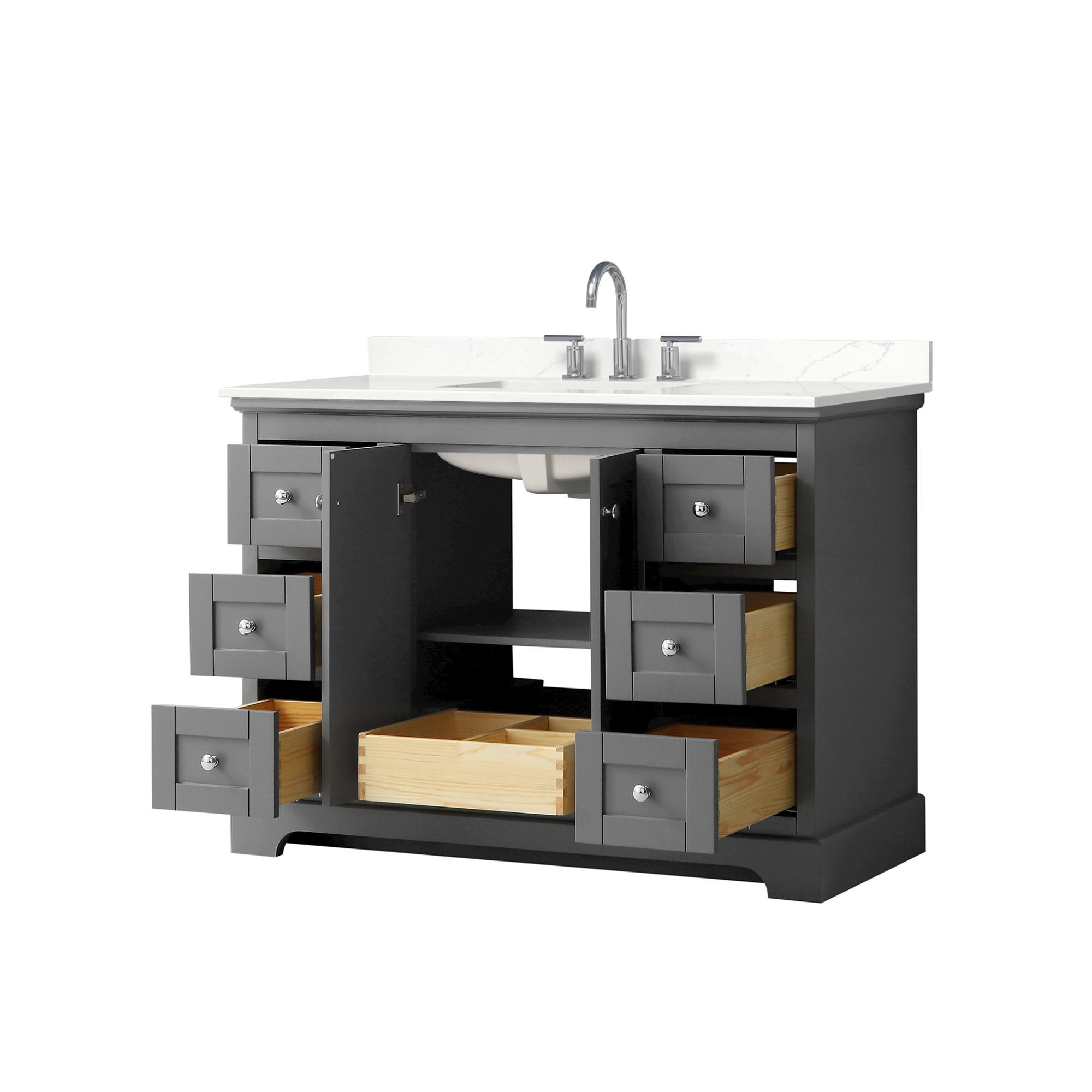 Wyndham Collection WCV232348SKGGTUS3MXX Bath-Vanity-Combo - View #3