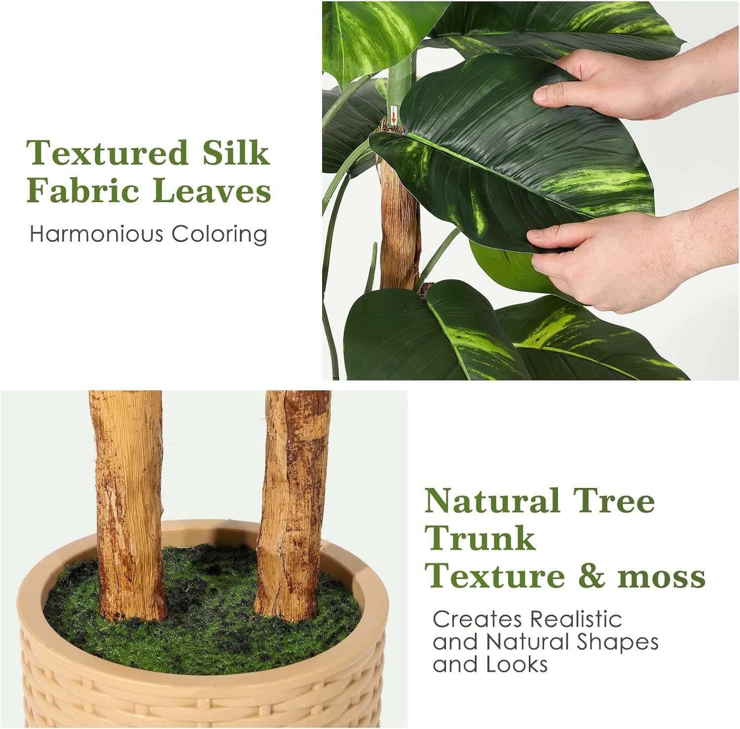 WhizMax DF-PHK-33YLKGHR Artificial-Plants-Trees - View #3