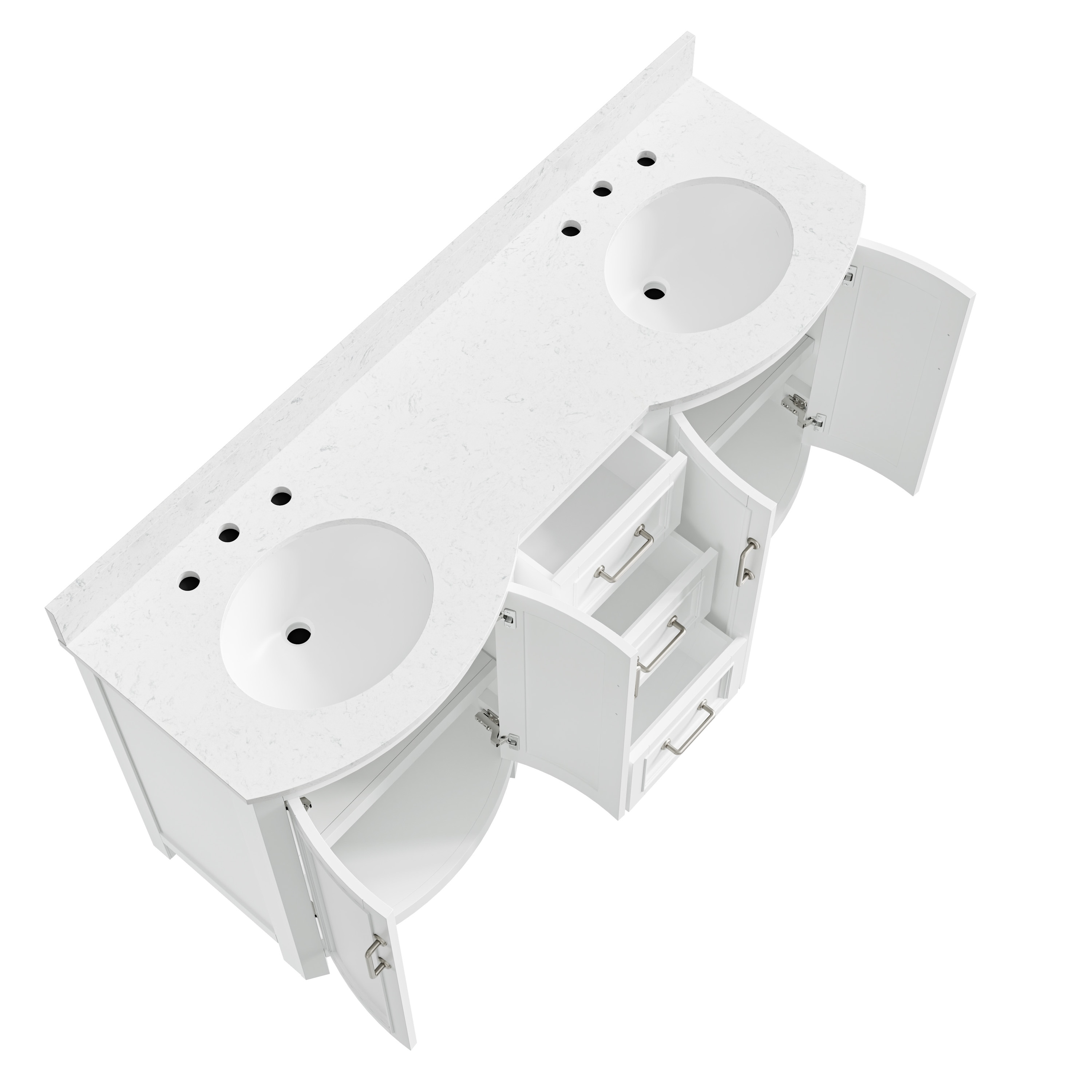 allen + roth 1007VTC-60-201-925UO Bath-Vanity-Combo - View #5
