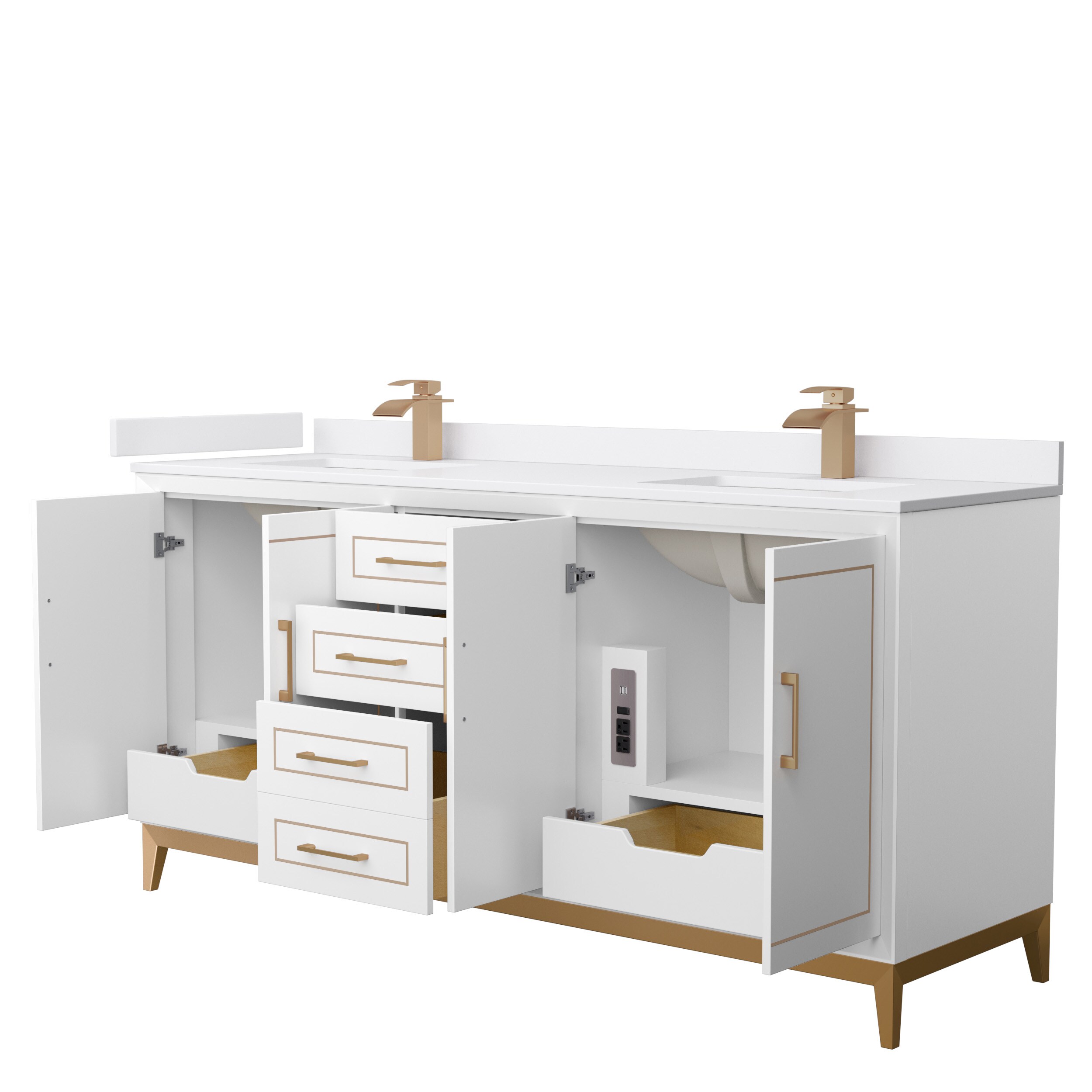 Wyndham Collection WCH515172DWZWCUNSMXX Bath-Vanity-Combo - View #2