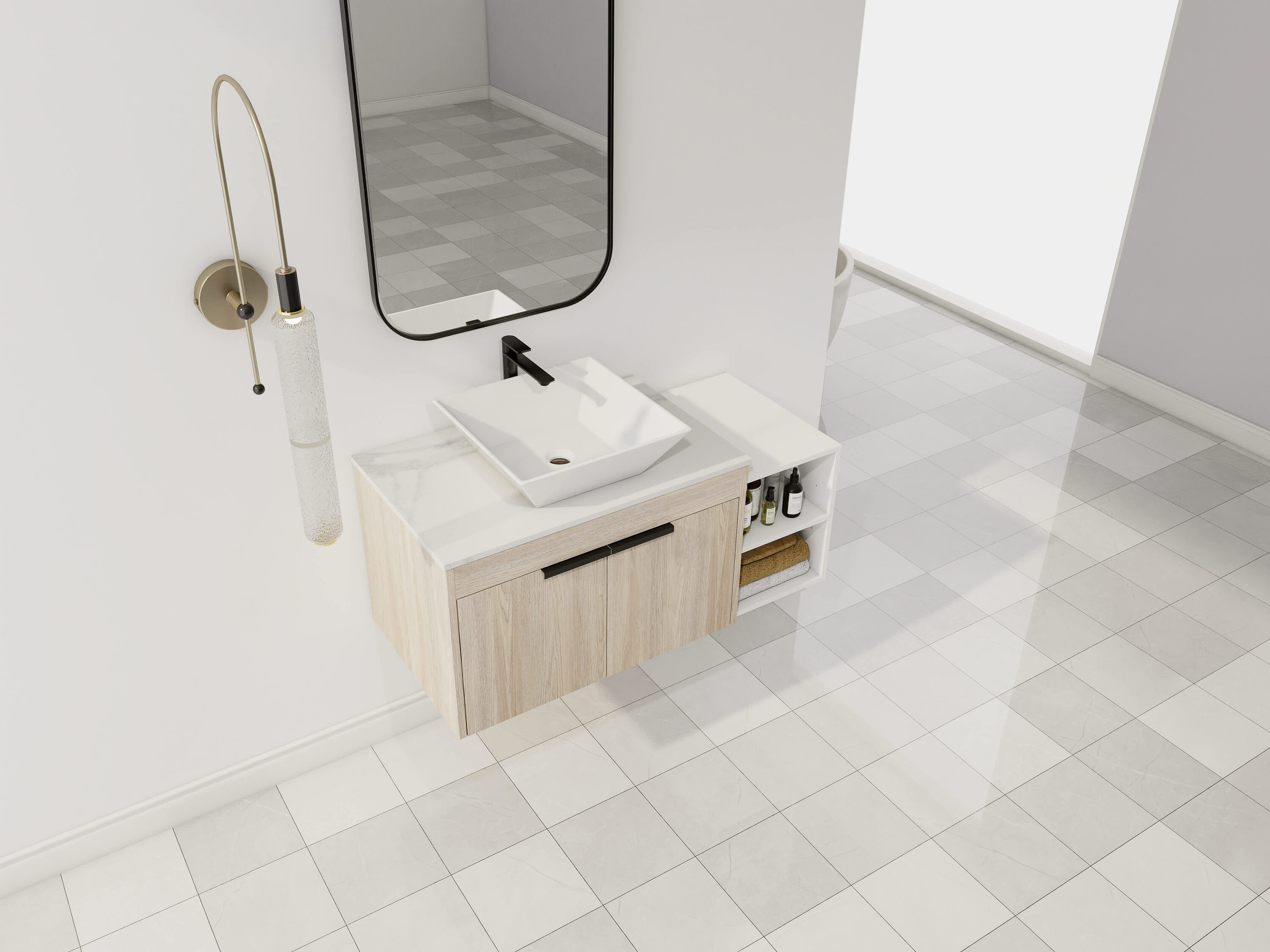 Vynxaria LEXY1306-DJYS-SZT076 Bath-Vanity-Combo - View #3