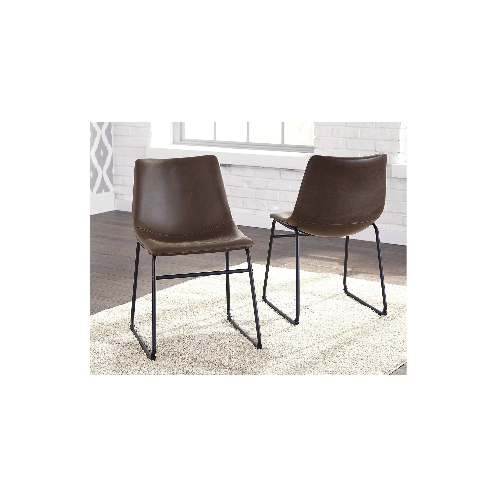 Signature Design by Ashley 10-273D Centiar Brown Dining Chair Set of 2
