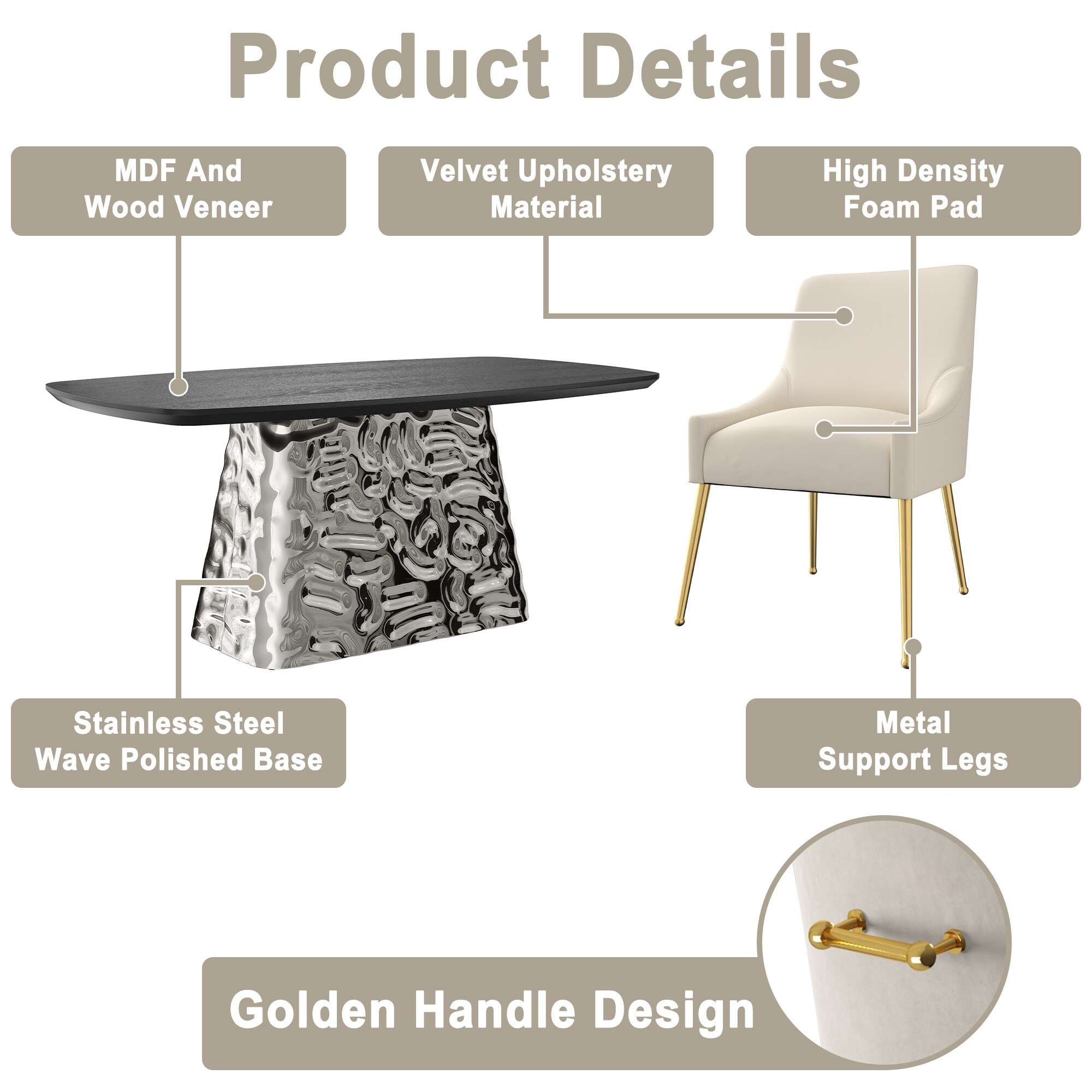 Clihome CL-1676D700BE Dining-Sets - View #8