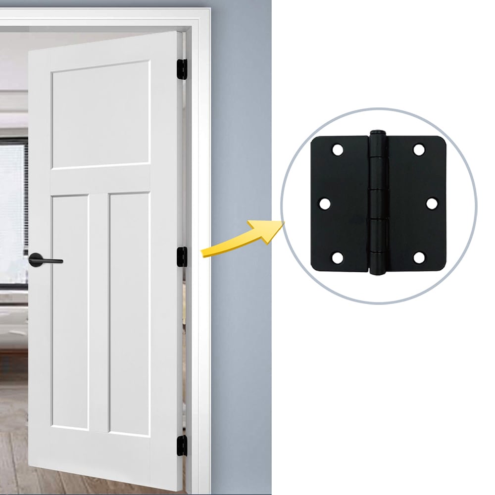 RELIABILT 1-3/4-in Black Hinge Pin Door Stop
