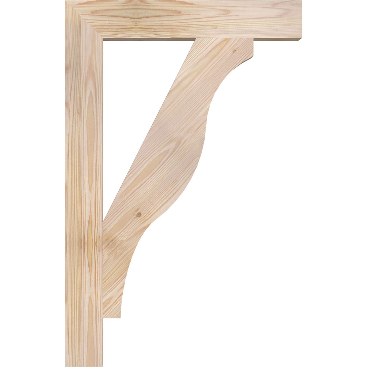 Ekena Millwork BKT04X22X34FST05SDF Exterior-Brackets-Braces - View #3