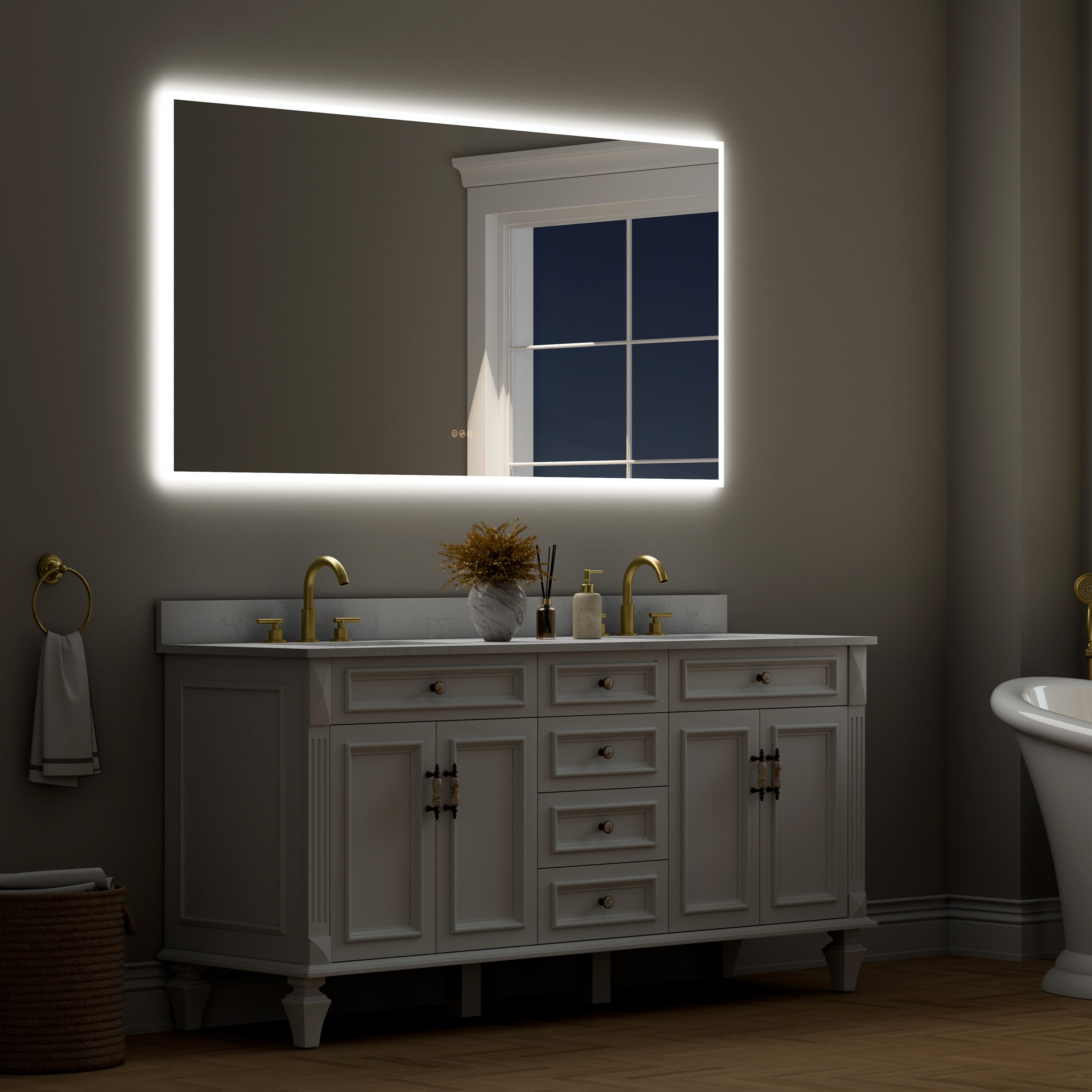 CALVON WMR10W72 Framed-Bath-Mirrors - View #8